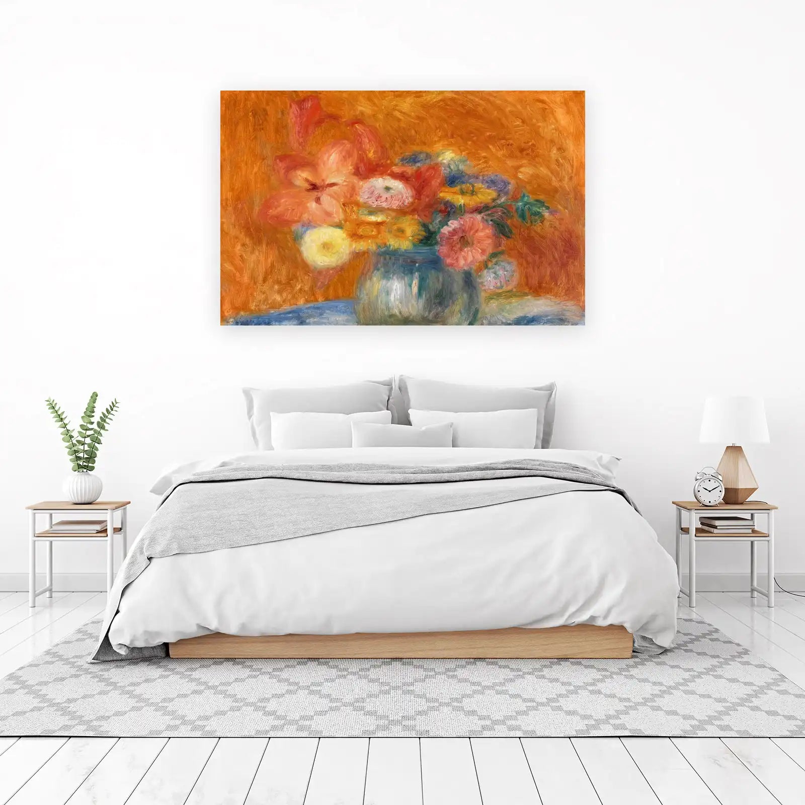 Vibrant Floral Symphony Wall Art