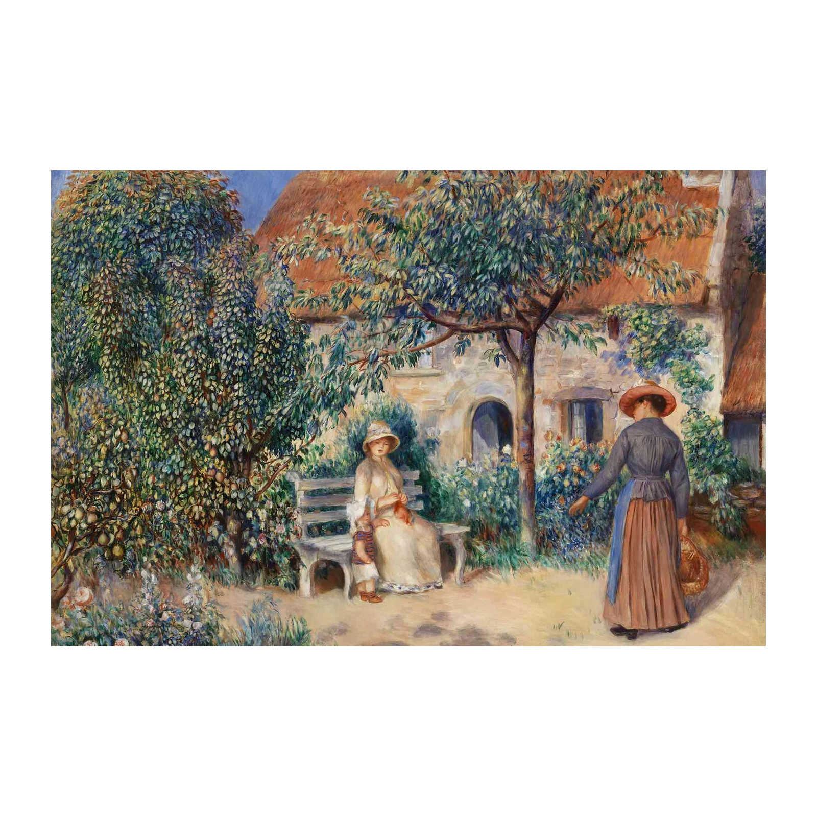 Enchanting Garden Scene Wall Art