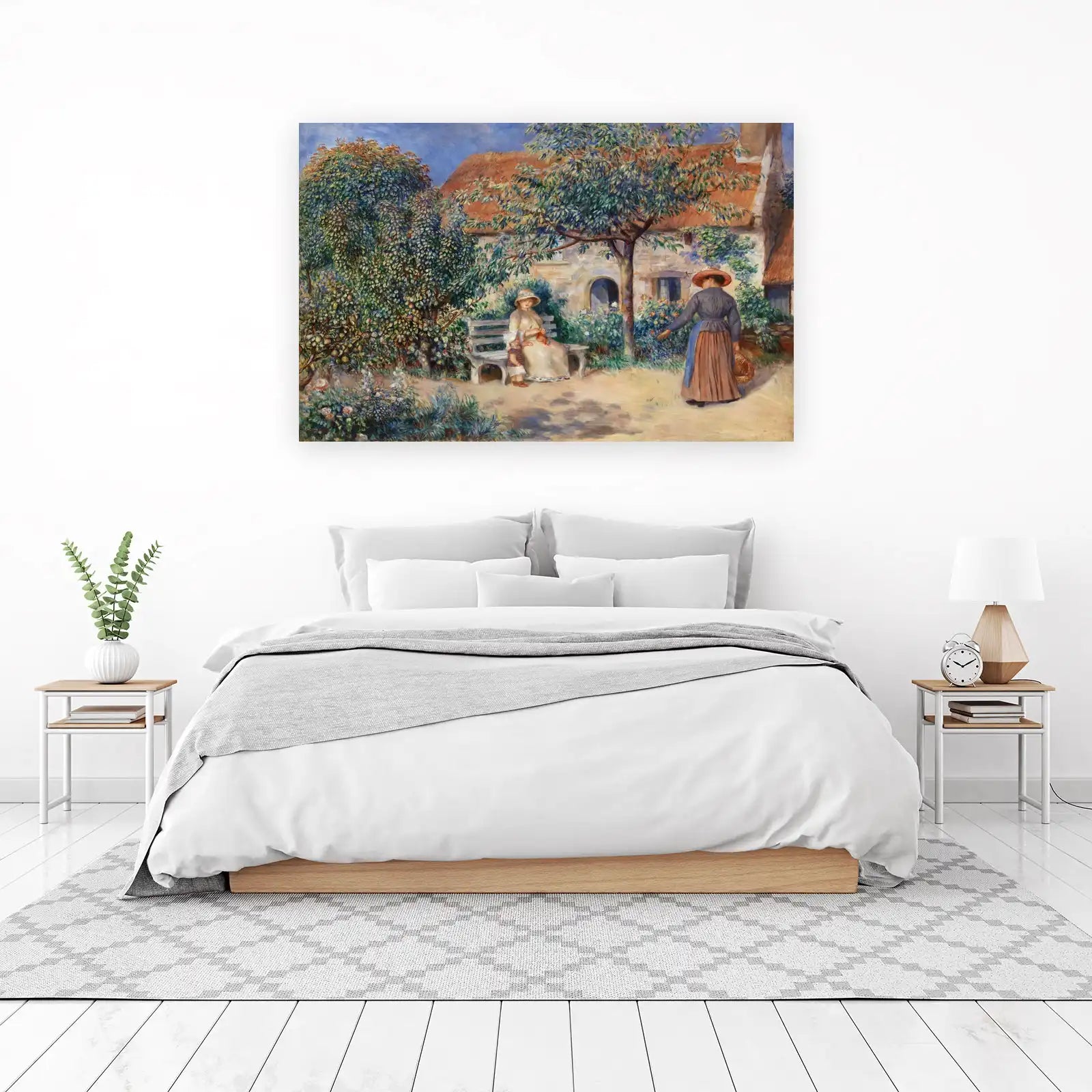 Enchanting Garden Scene Wall Art