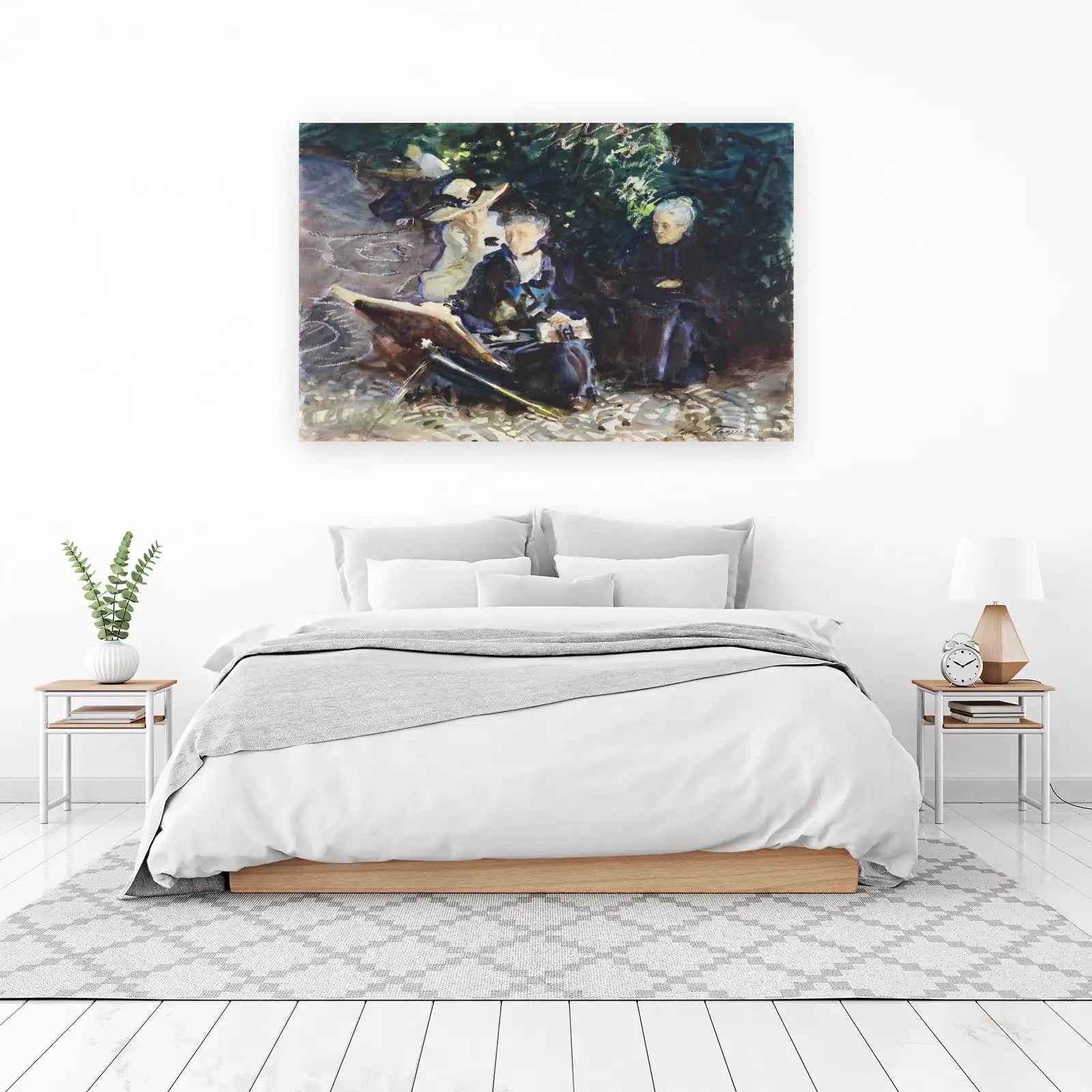Impressionist Garden Gathering Wall Art