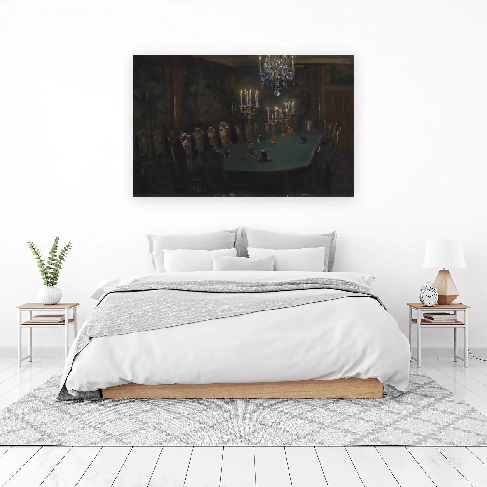 Elegant Dining Room Ambiance Wall Art