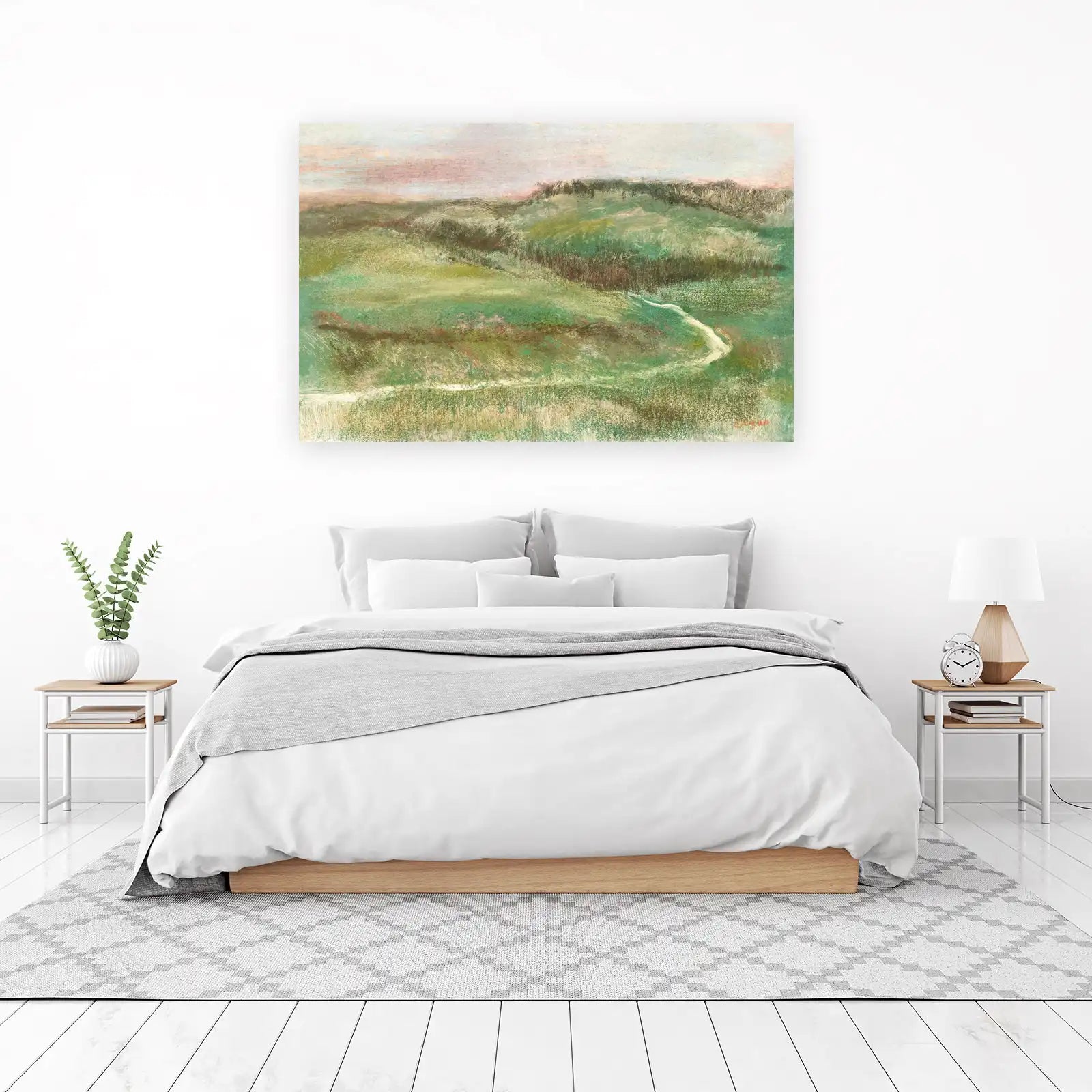 Serene Meadow & Rolling Hills Wall Art