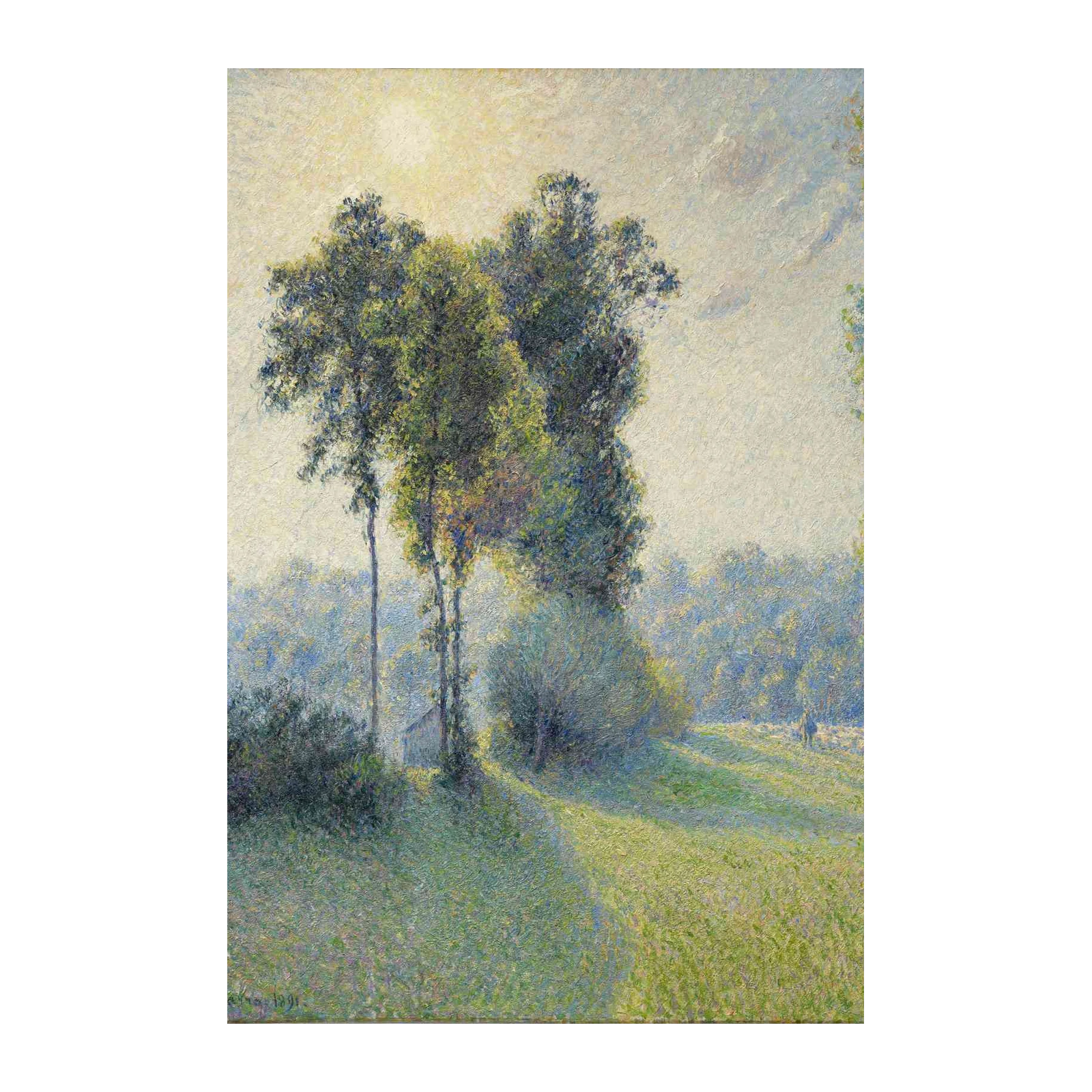 Impressionist Landscape Trees Wall Art