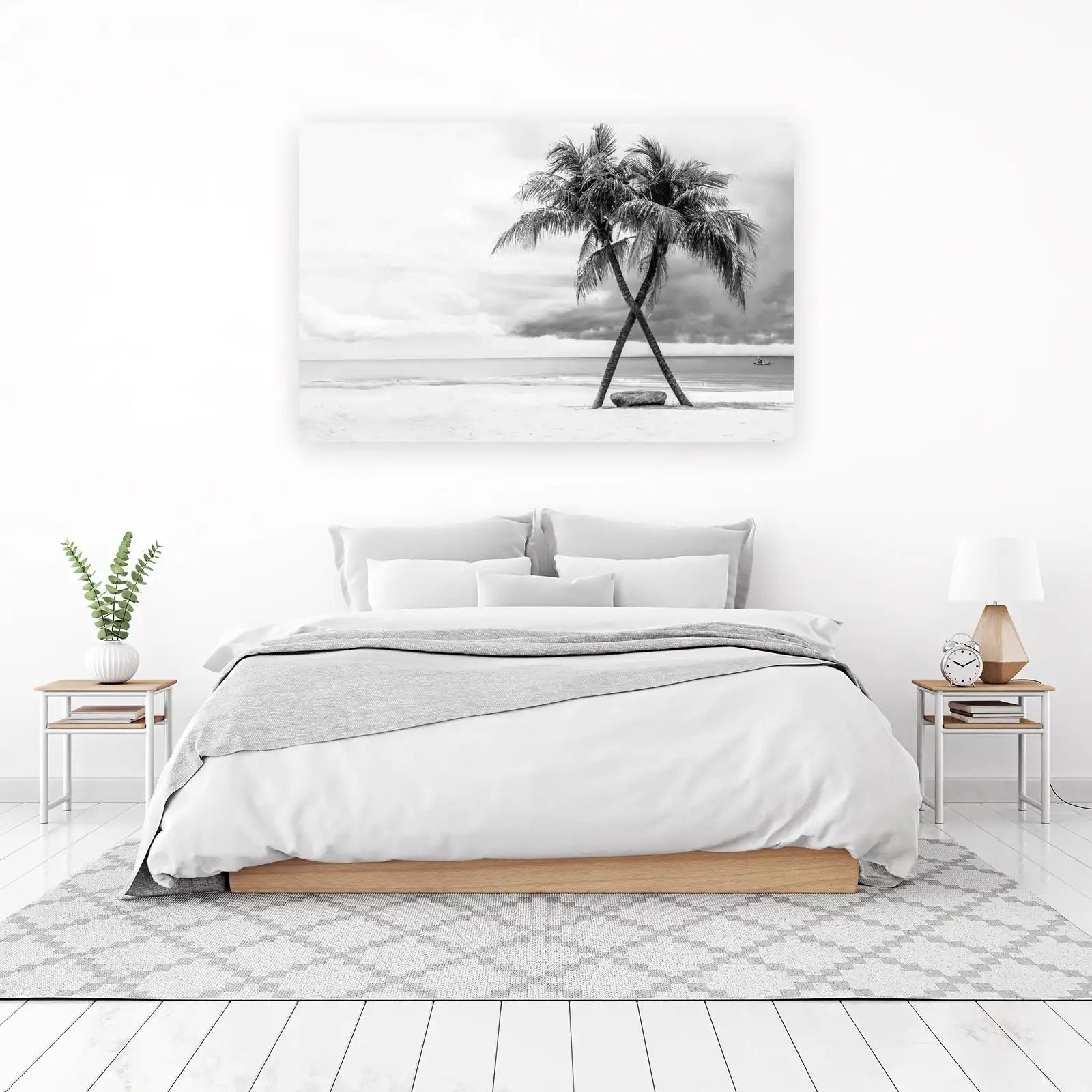 Serene Palm Beach Landscape Wall Art