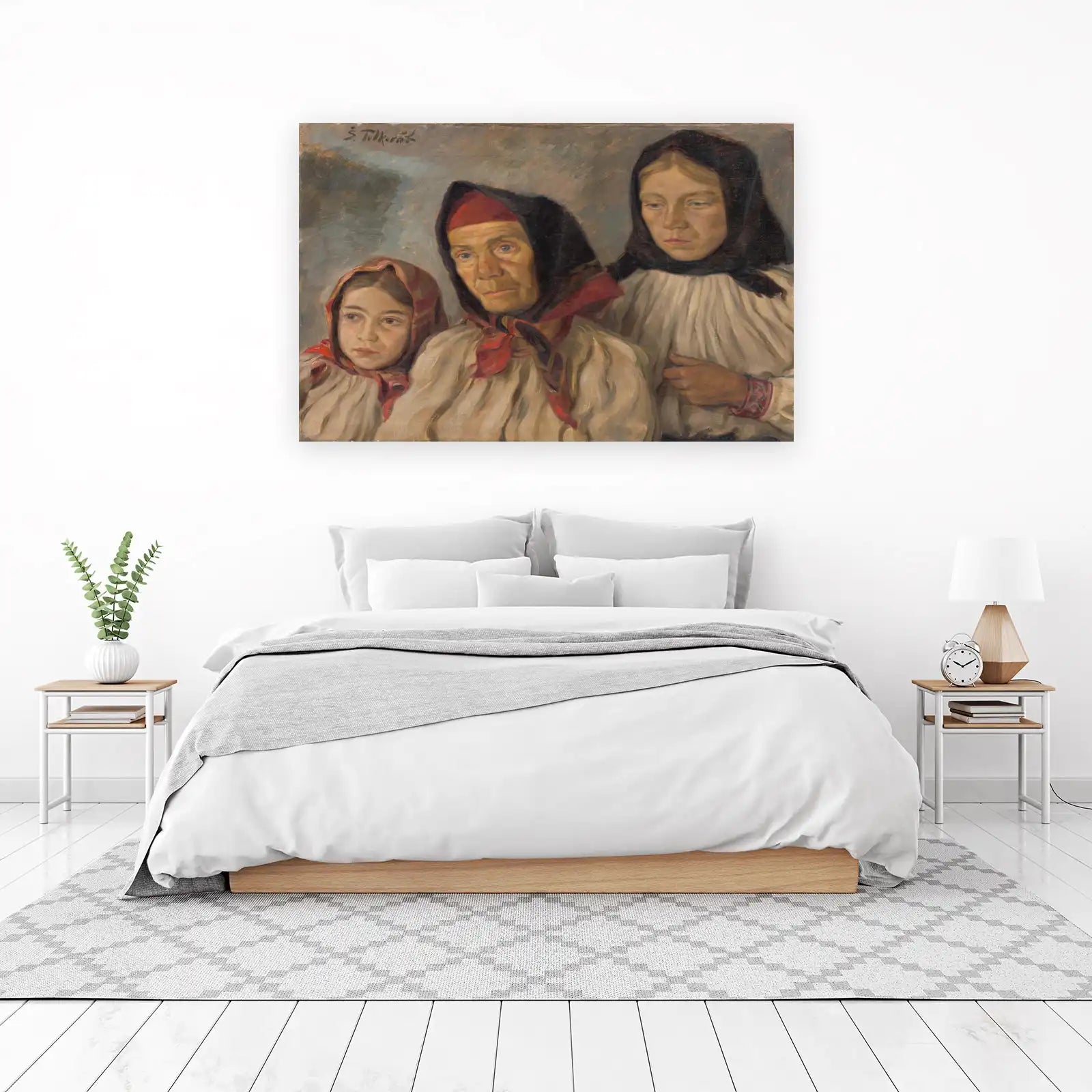 Vintage Portrait Trio Wall Art