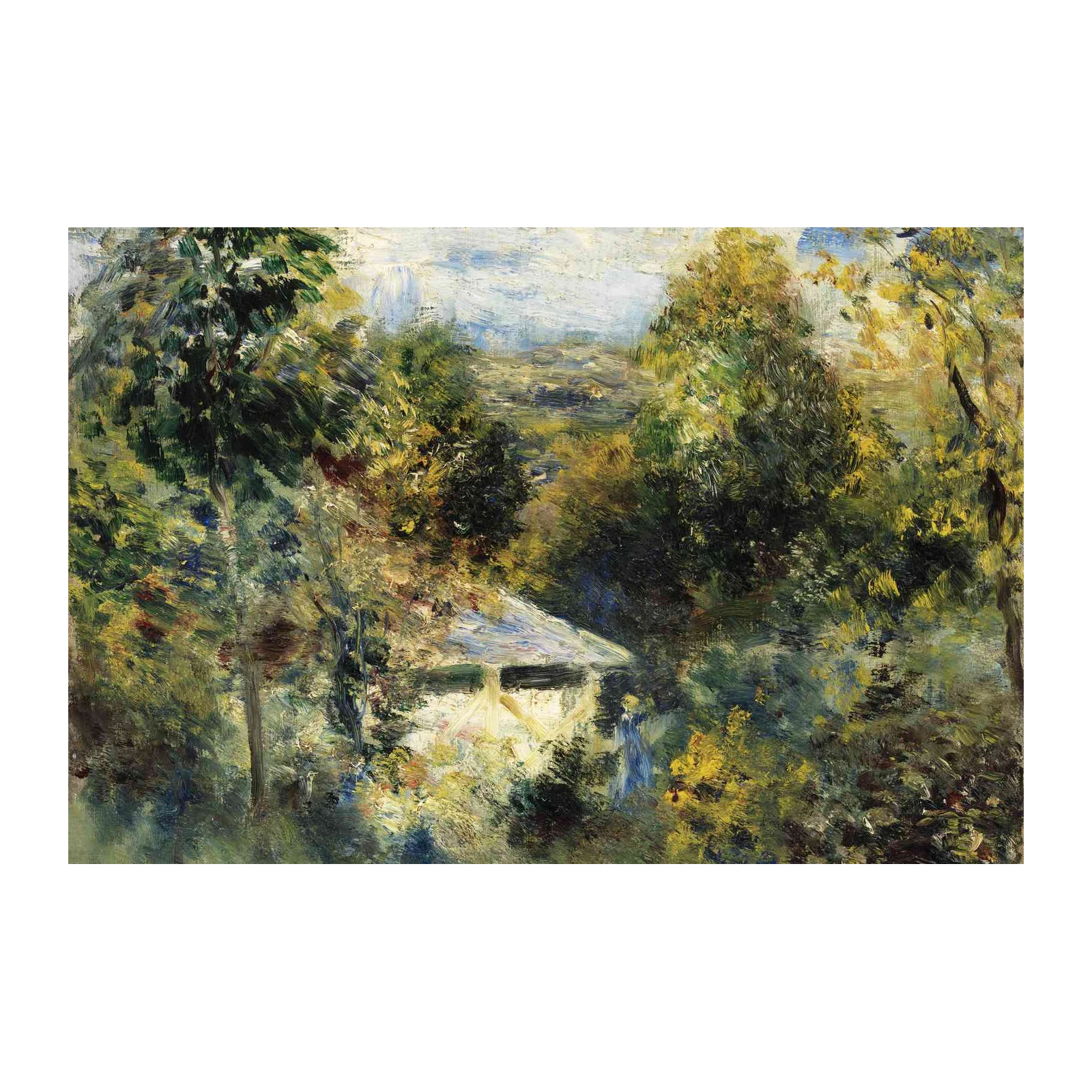 Impressionist Garden Landscape Wall Art