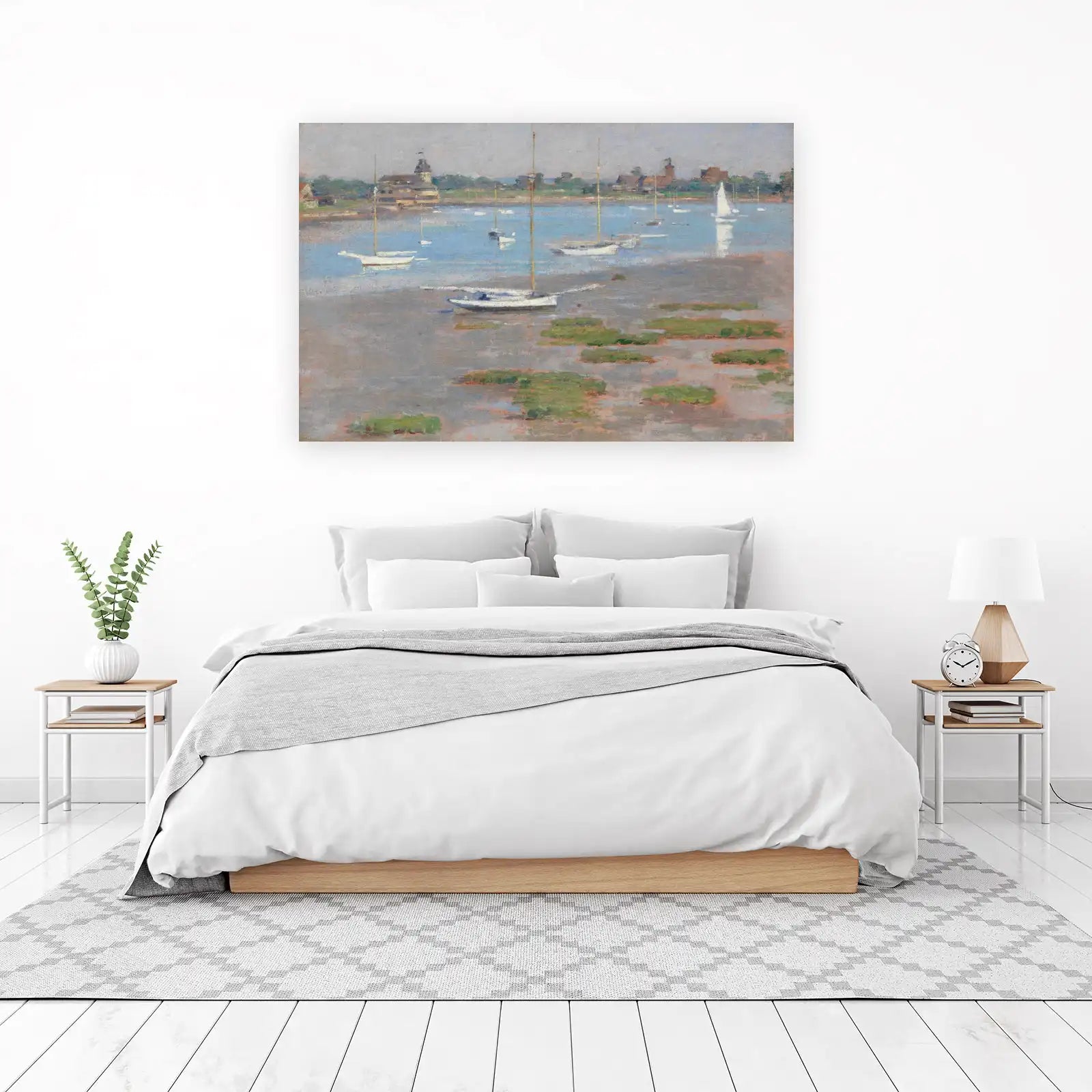 Coastal Serenity Sailboats Wall Art