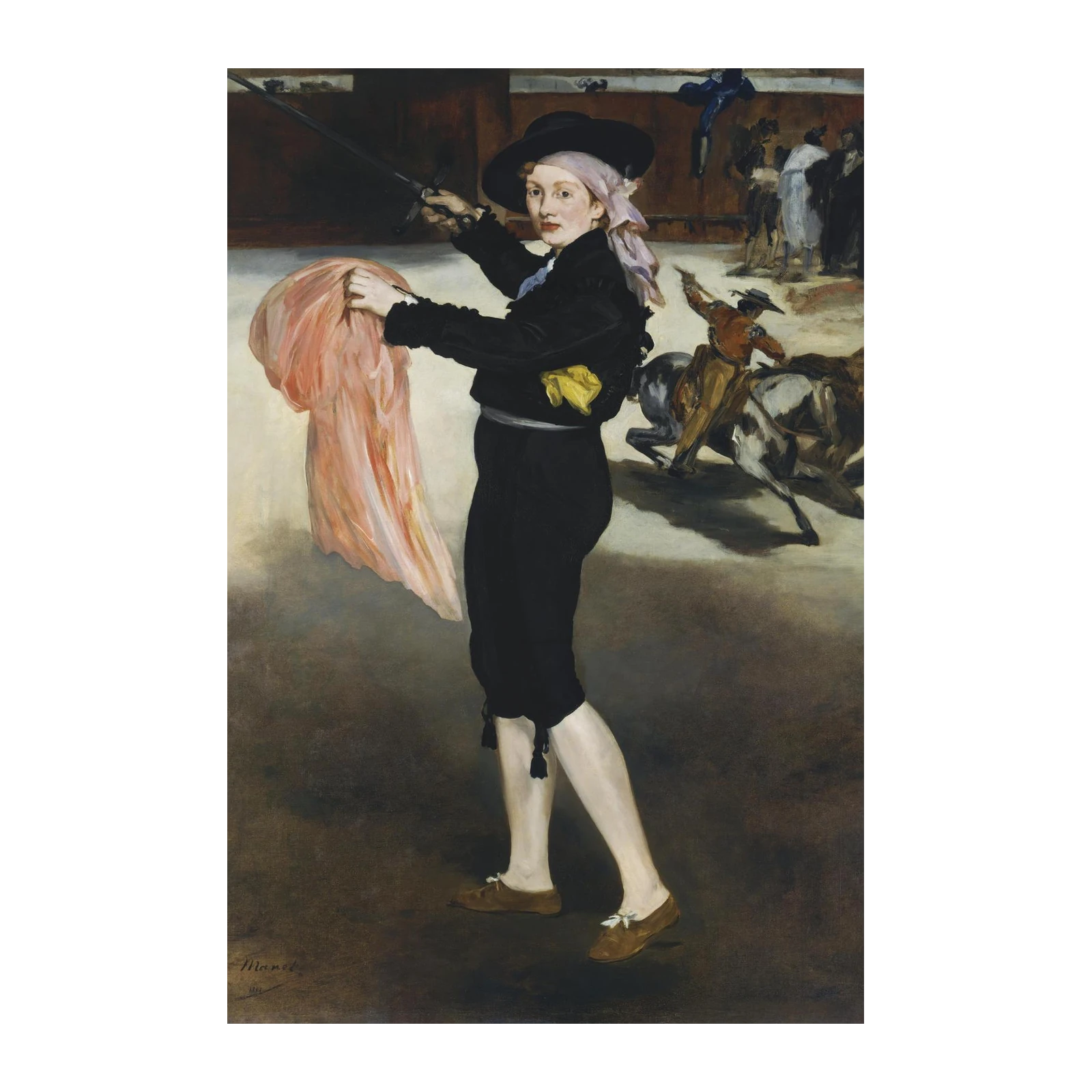 The Bullfighter Woman Art Wall Art