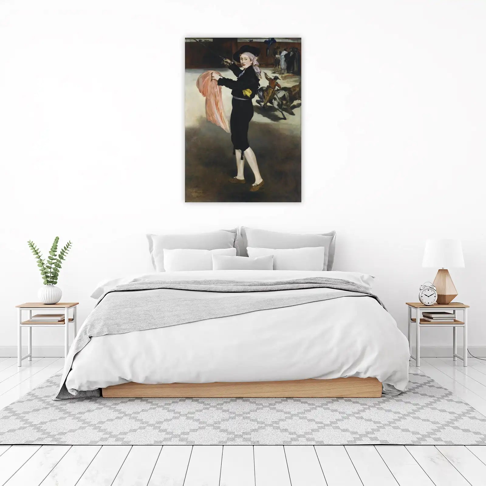 The Bullfighter Woman Art Wall Art