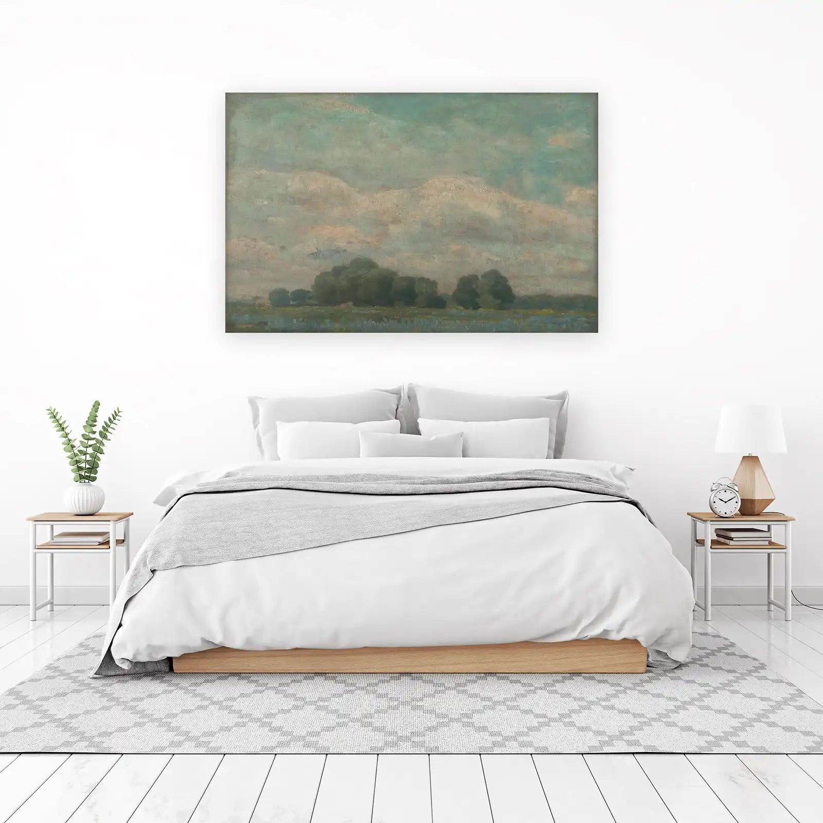 Serene Landscape Sky Clouds Wall Art
