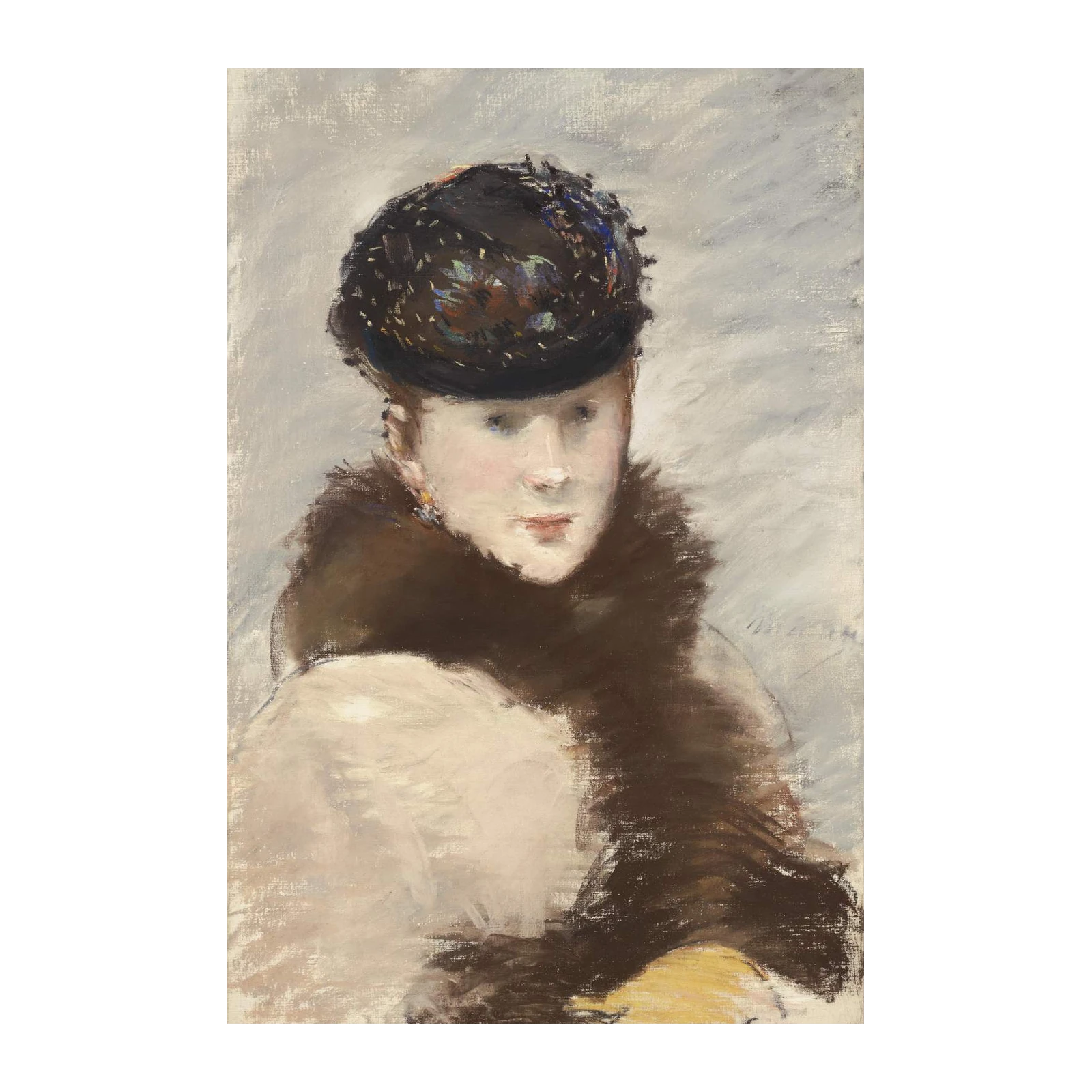 Elegant Woman Portrait Fine Art Wall Art