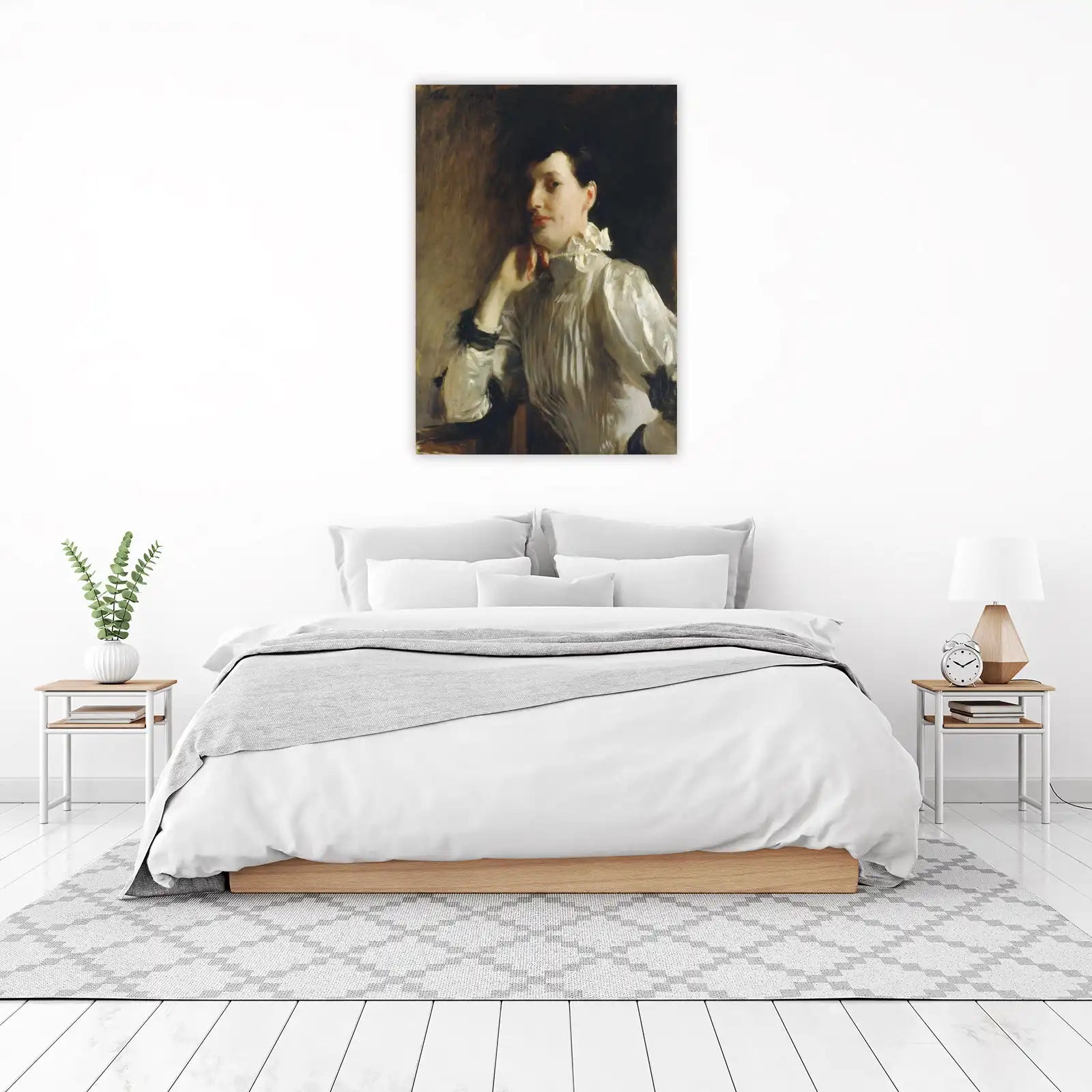 Elegant Lady Portrait Wall Art