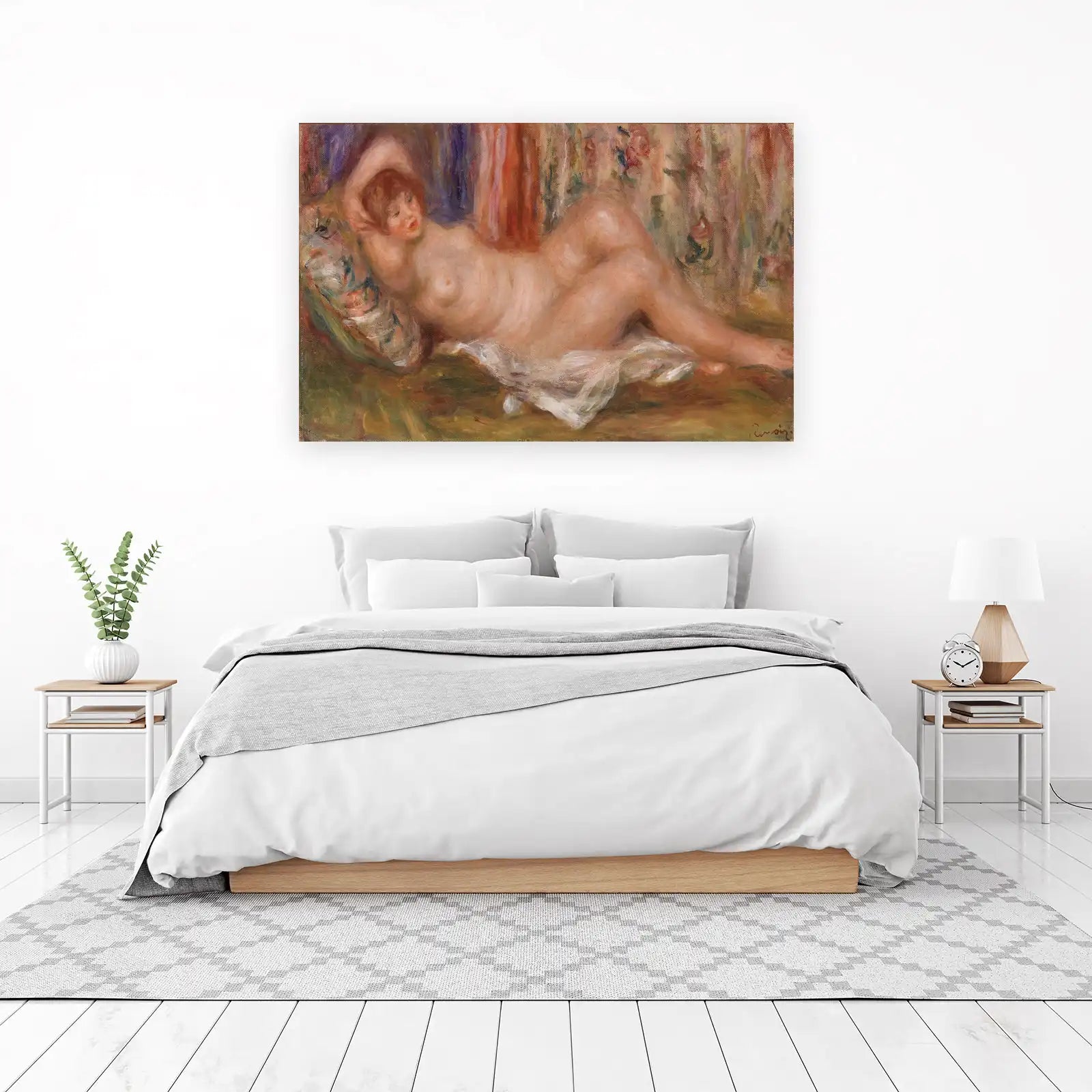 Renoir Nude Reclining Wall Art - Romantic Art