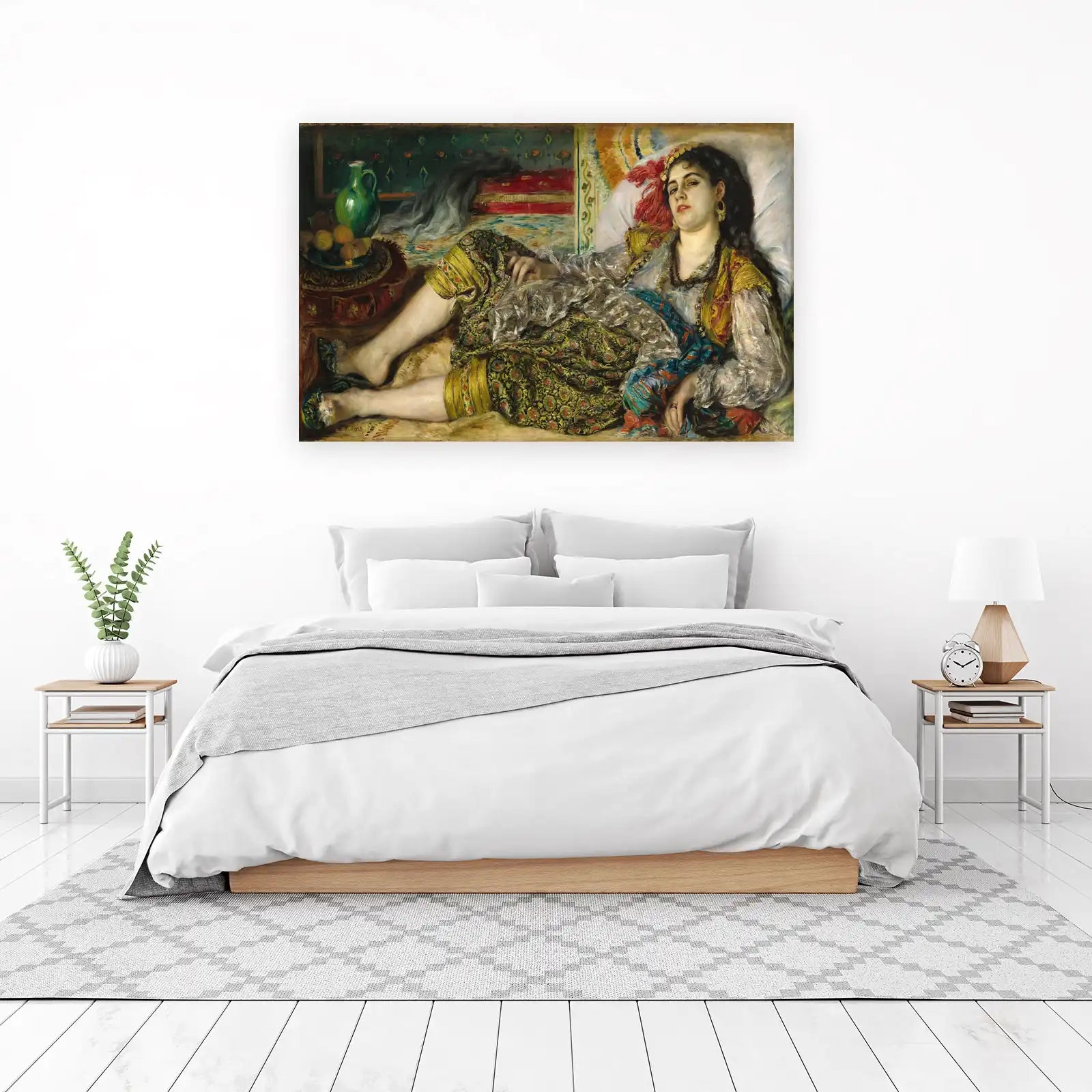 Exotic Oriental Woman Wall Art - Art Nouveau