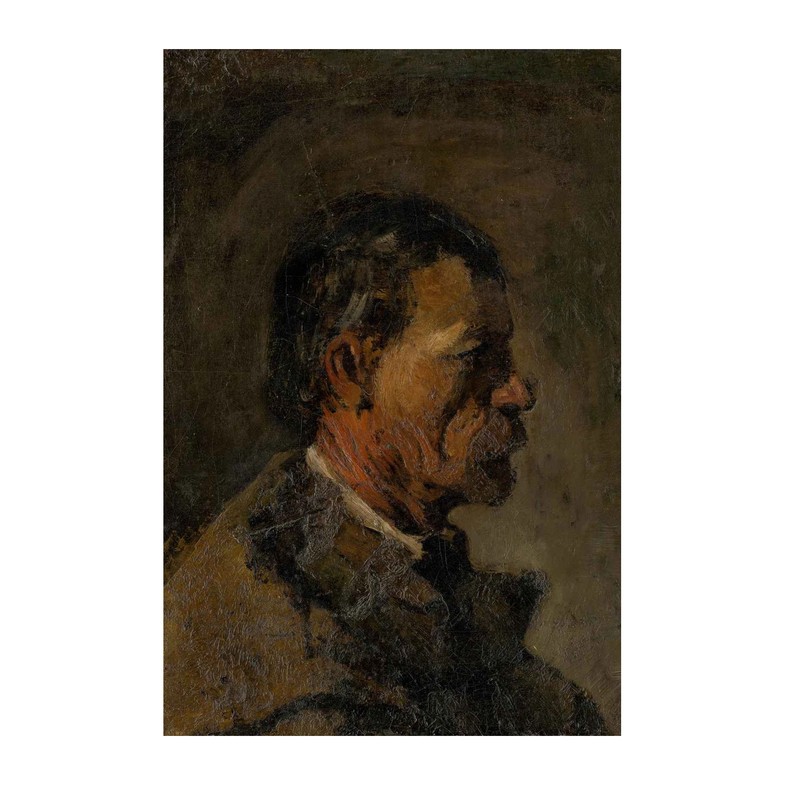 Vintage Portrait Oil Painting Wall Art