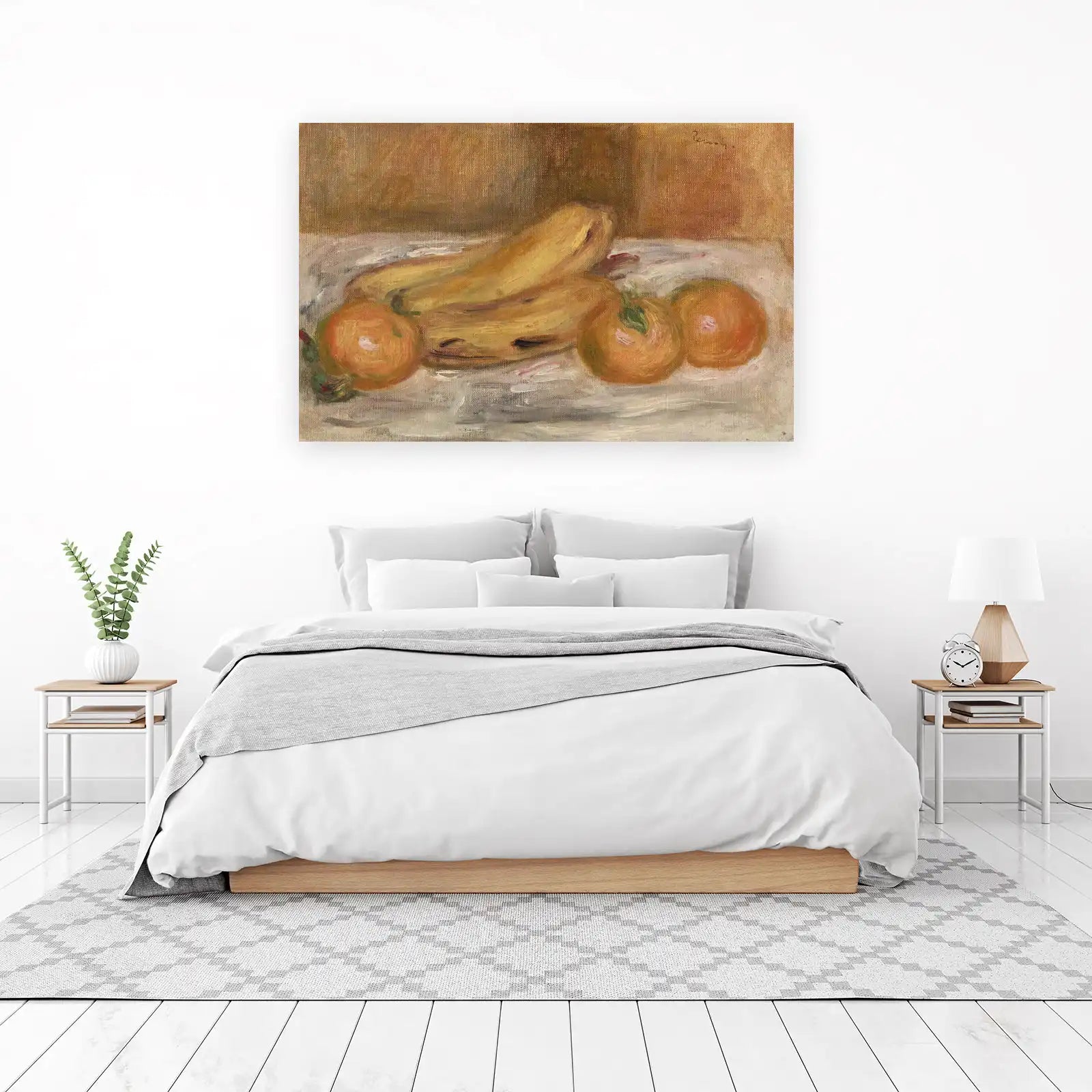 Impressionist Fruit Bananas & Oranges Wall Art