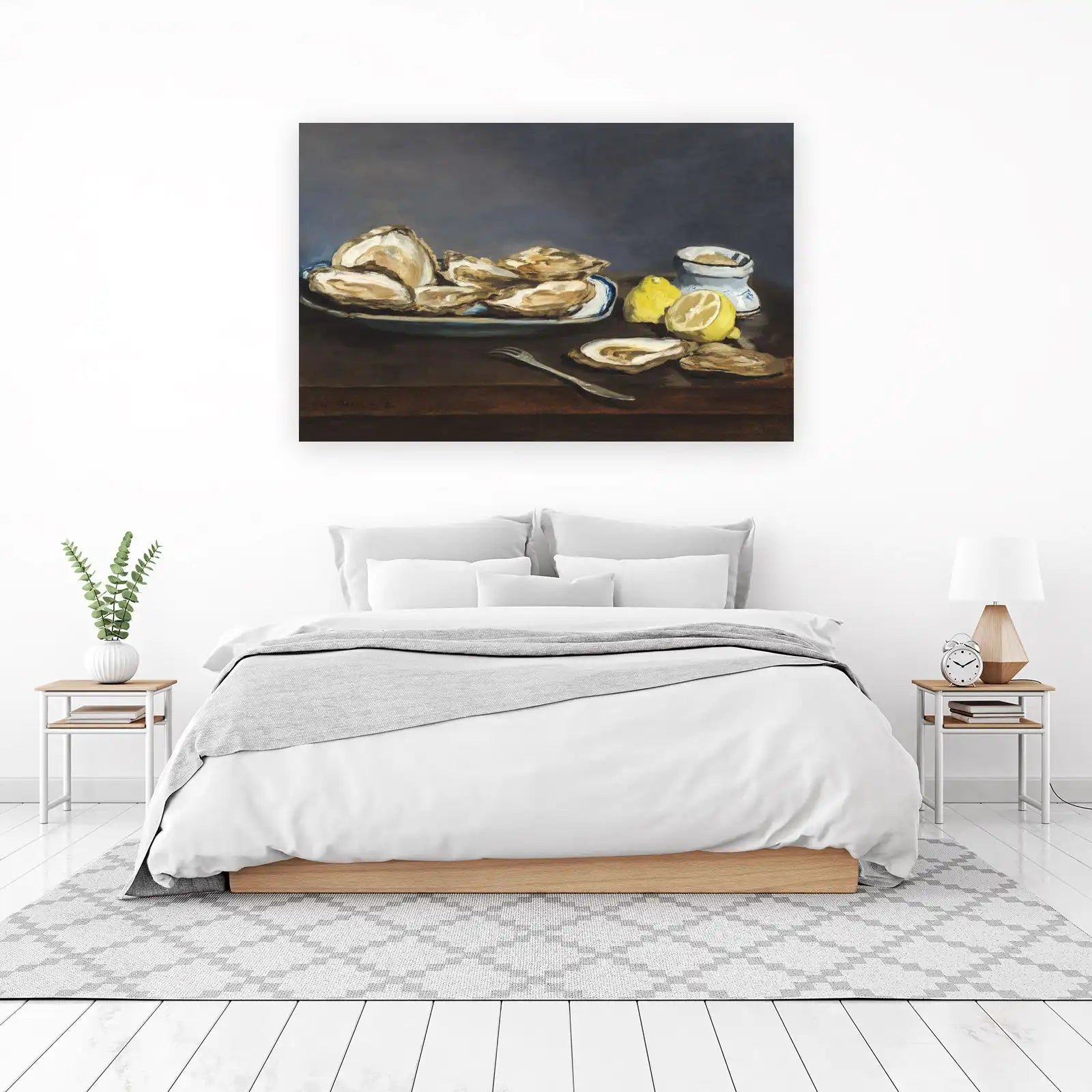 Still Life Oysters & Lemons Wall Art
