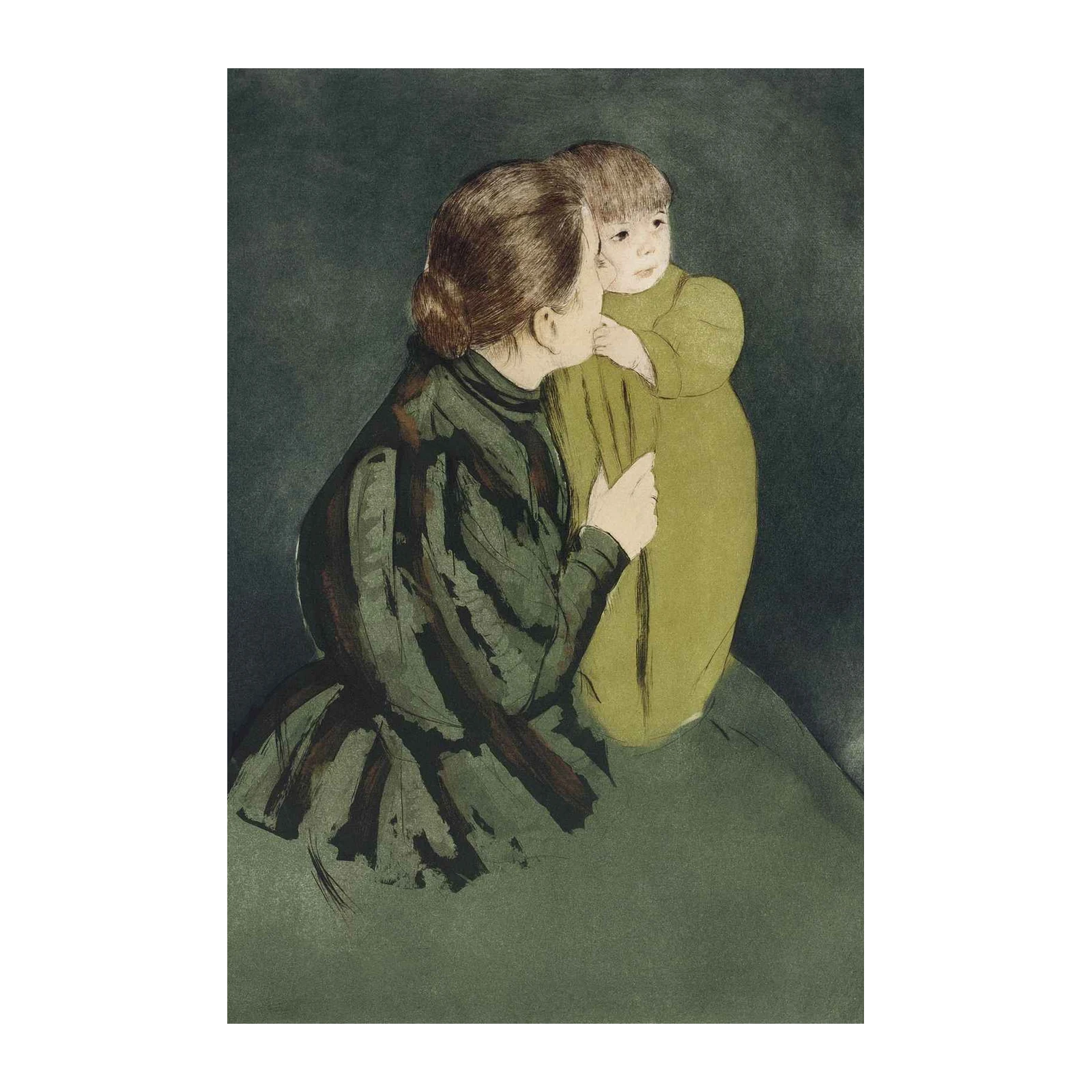 Mother and Child Embrace Wall Art