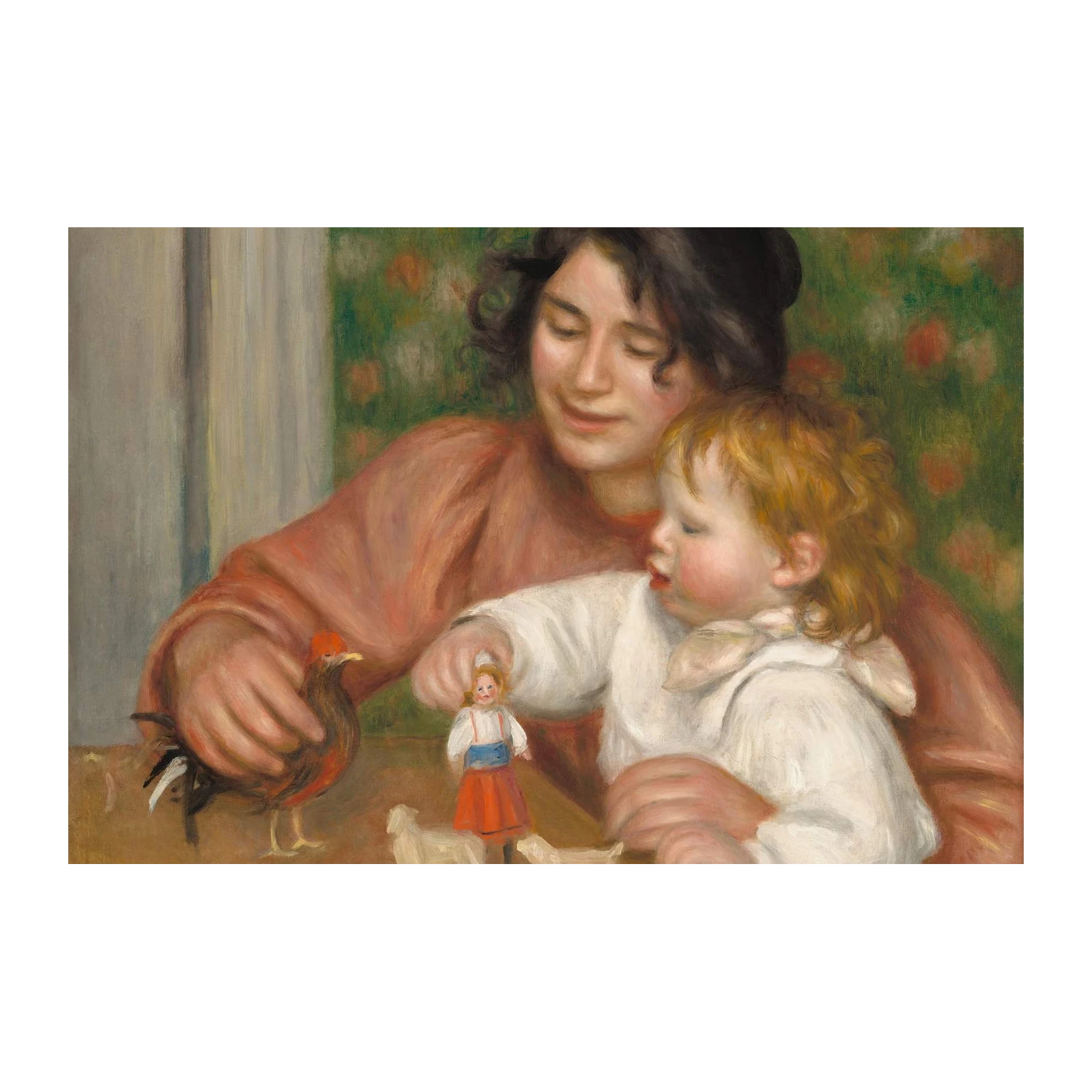 Mother & Child Playing with Toys Wall Art