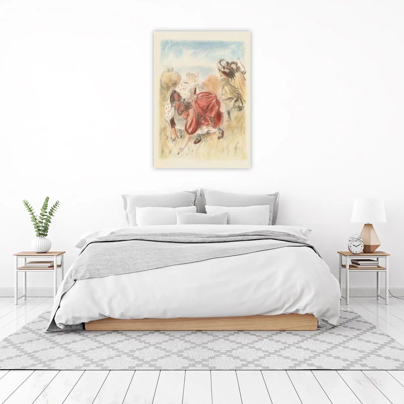 Vintage Beach Scene Wall Art