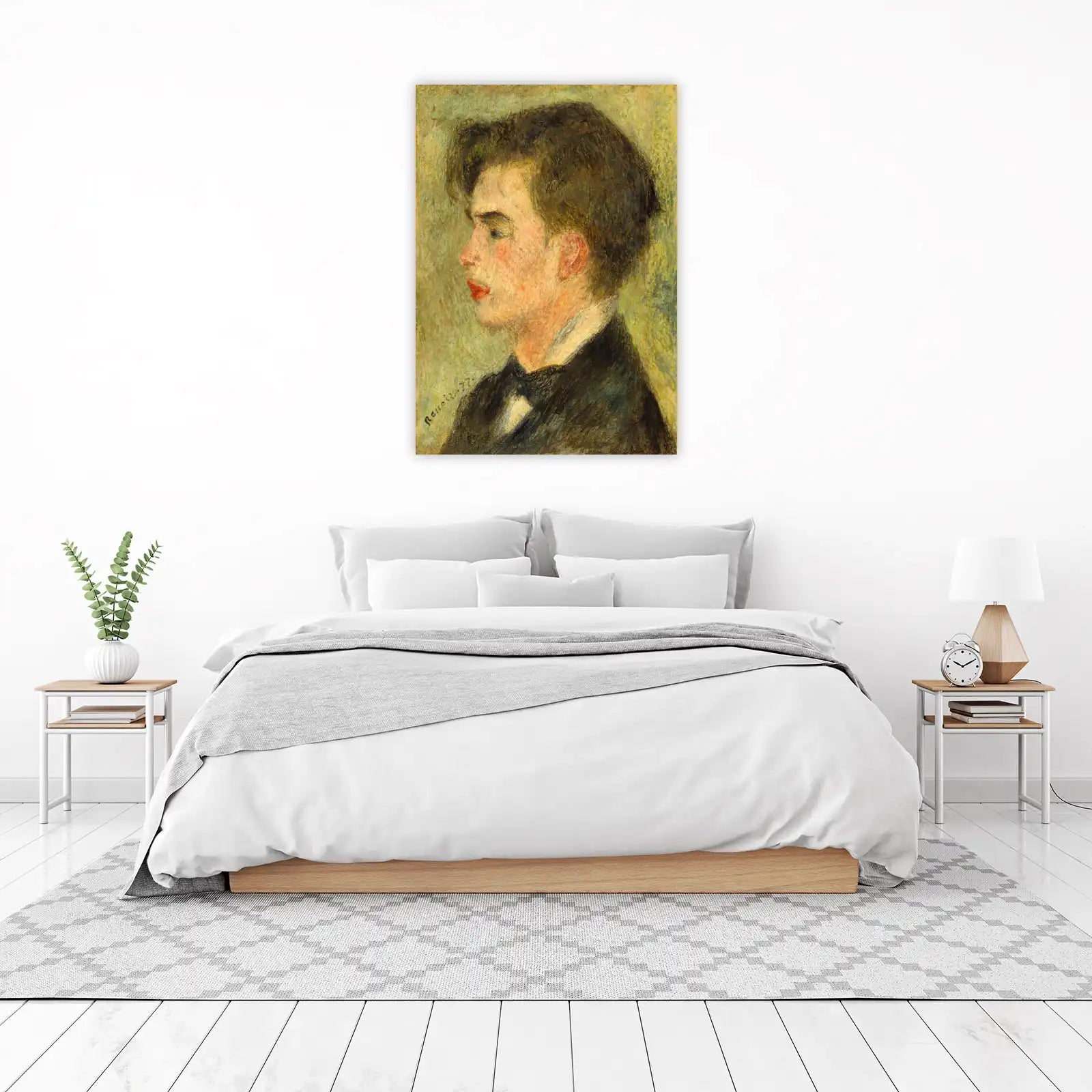 Impressionist Portrait Study "Young Man" Wall Art