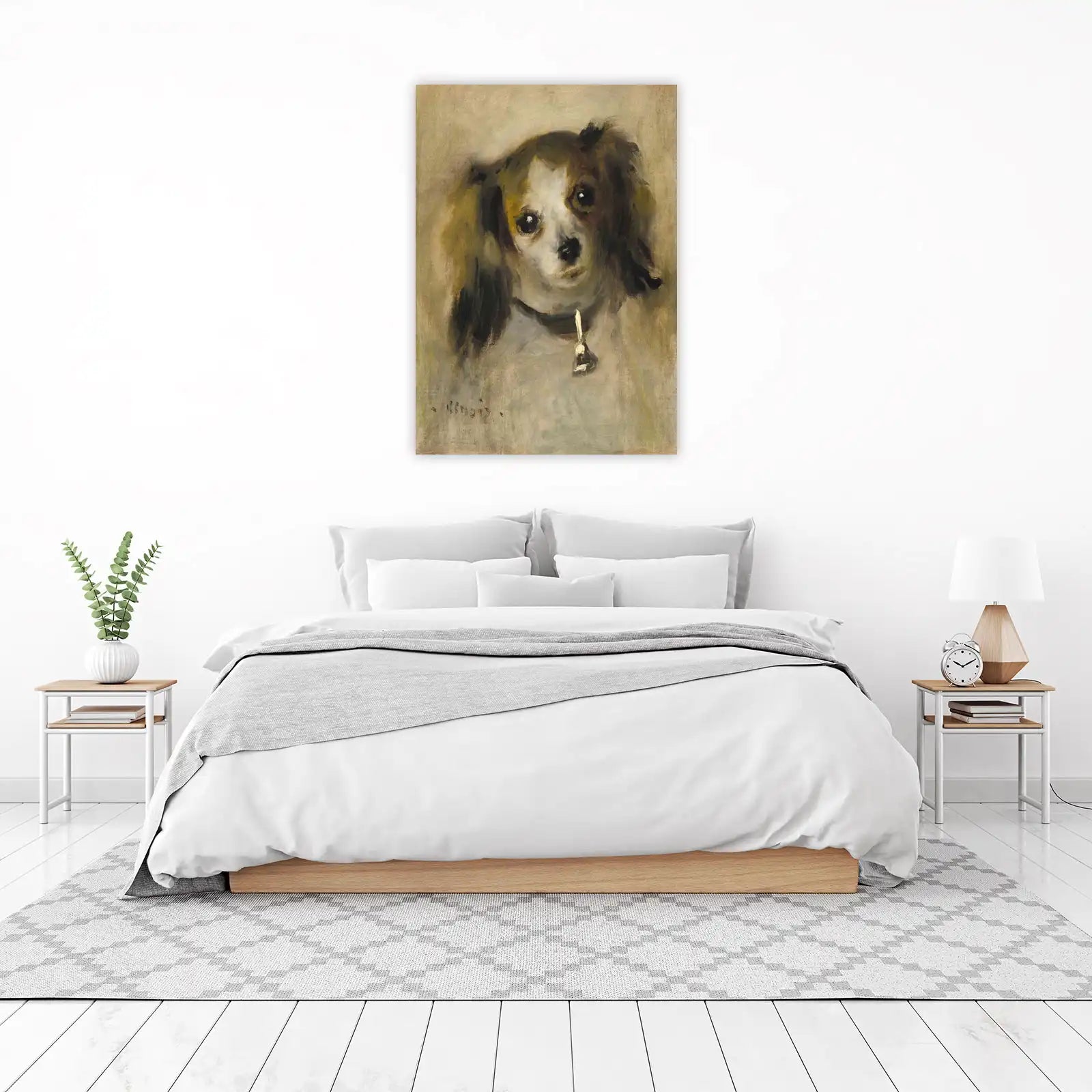 Loyal Hound Portrait Oil Painting Wall Art