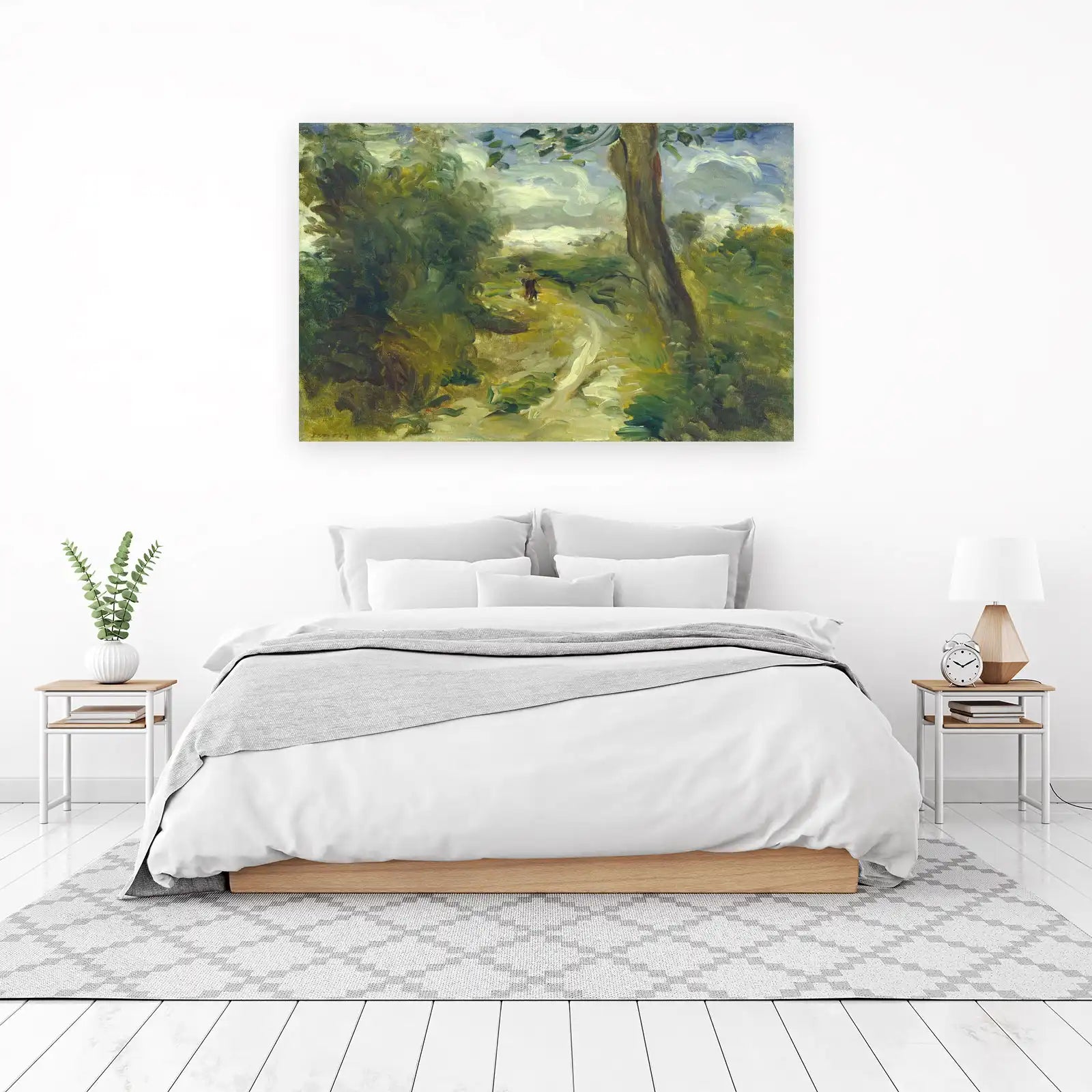 Impressionist Forest Path Wall Art