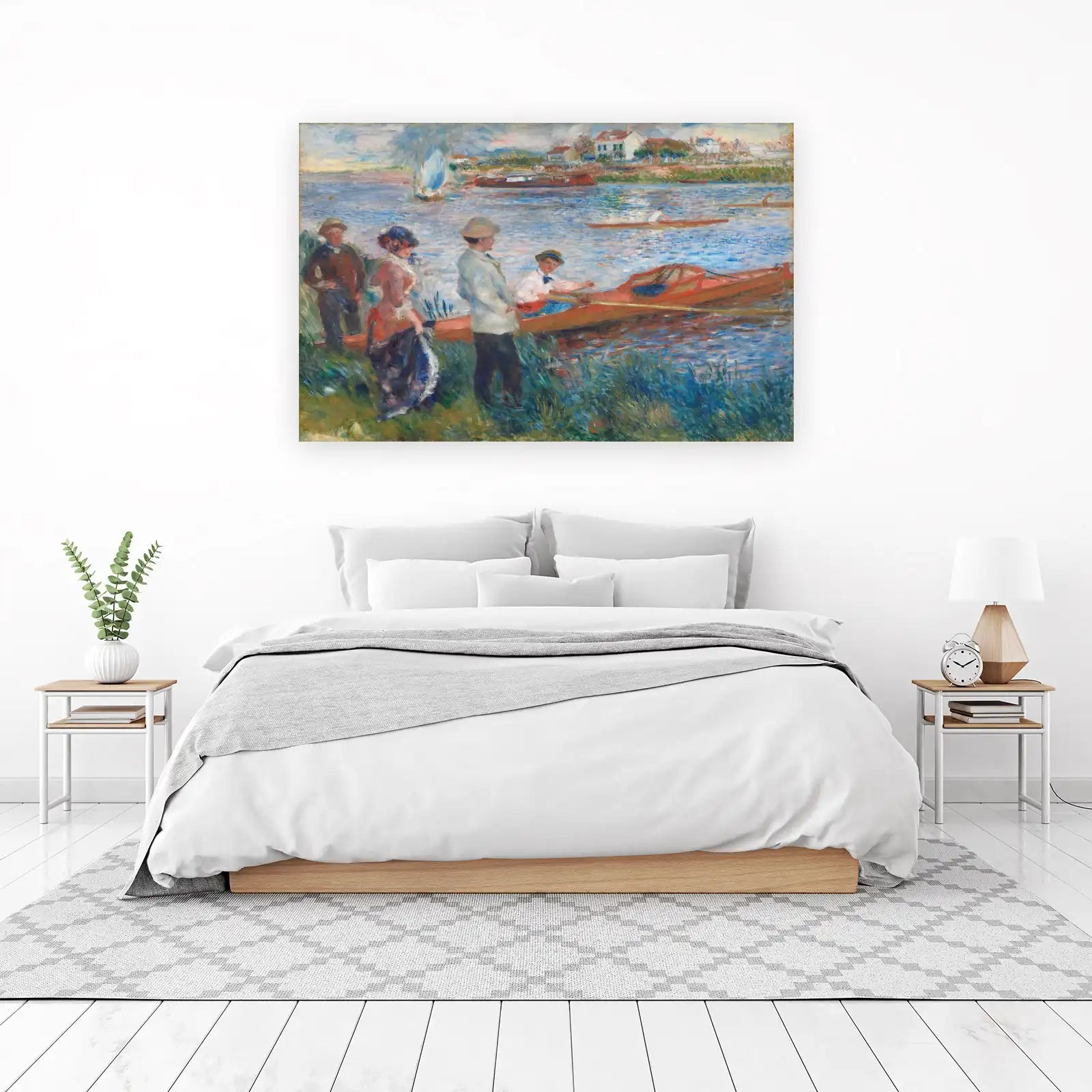 Boating Scene Impressionist Masterpiece Wall Art