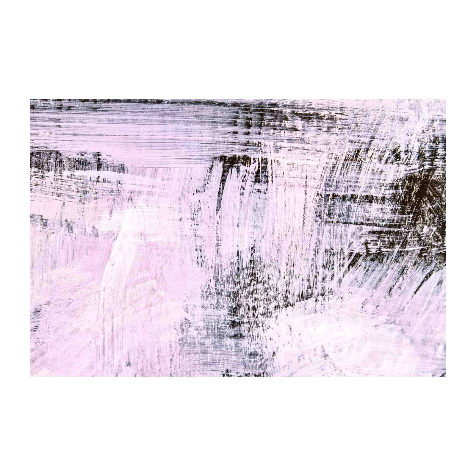 Abstract Pink & Black Texture Wall Art