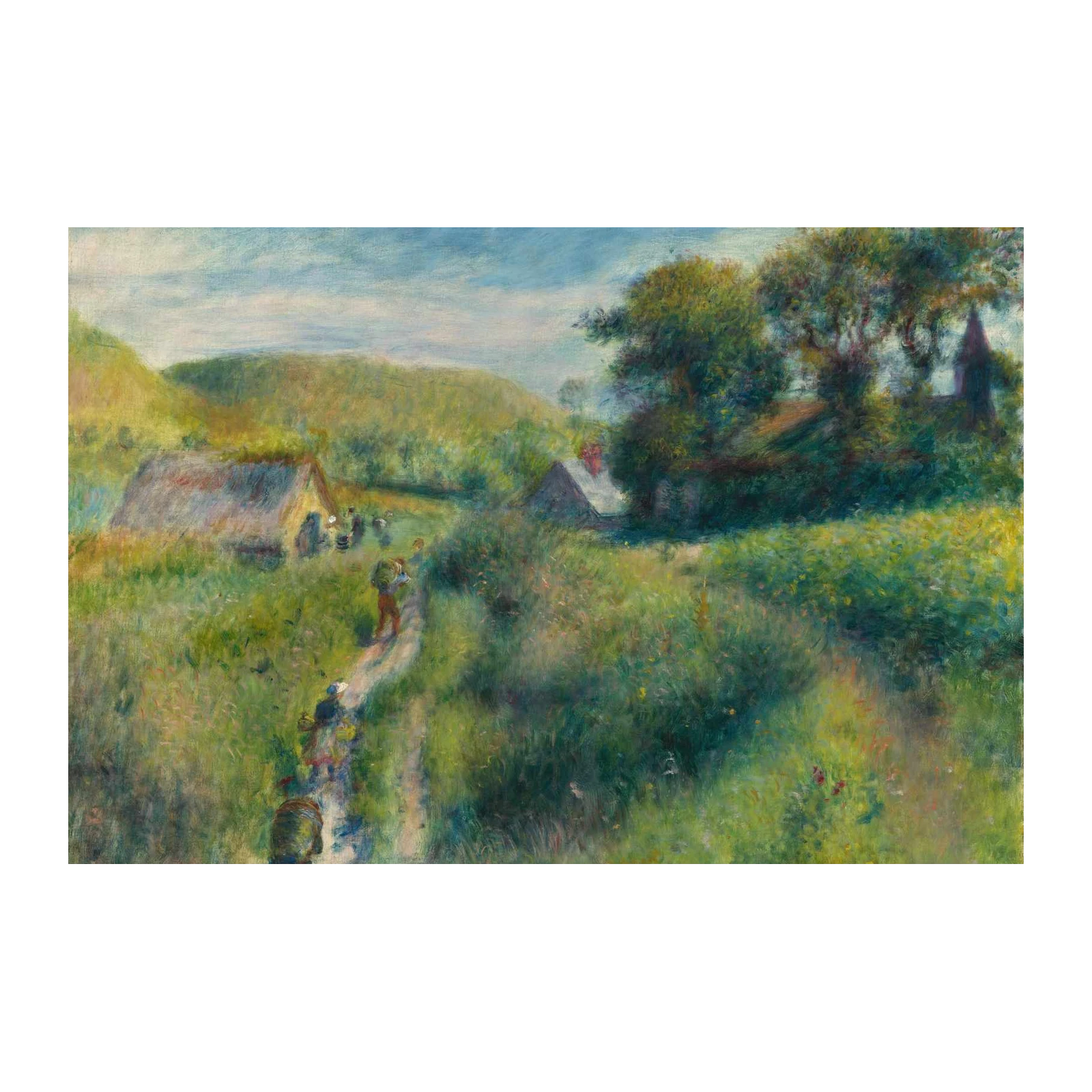 Impressionist Country Path Wall Art