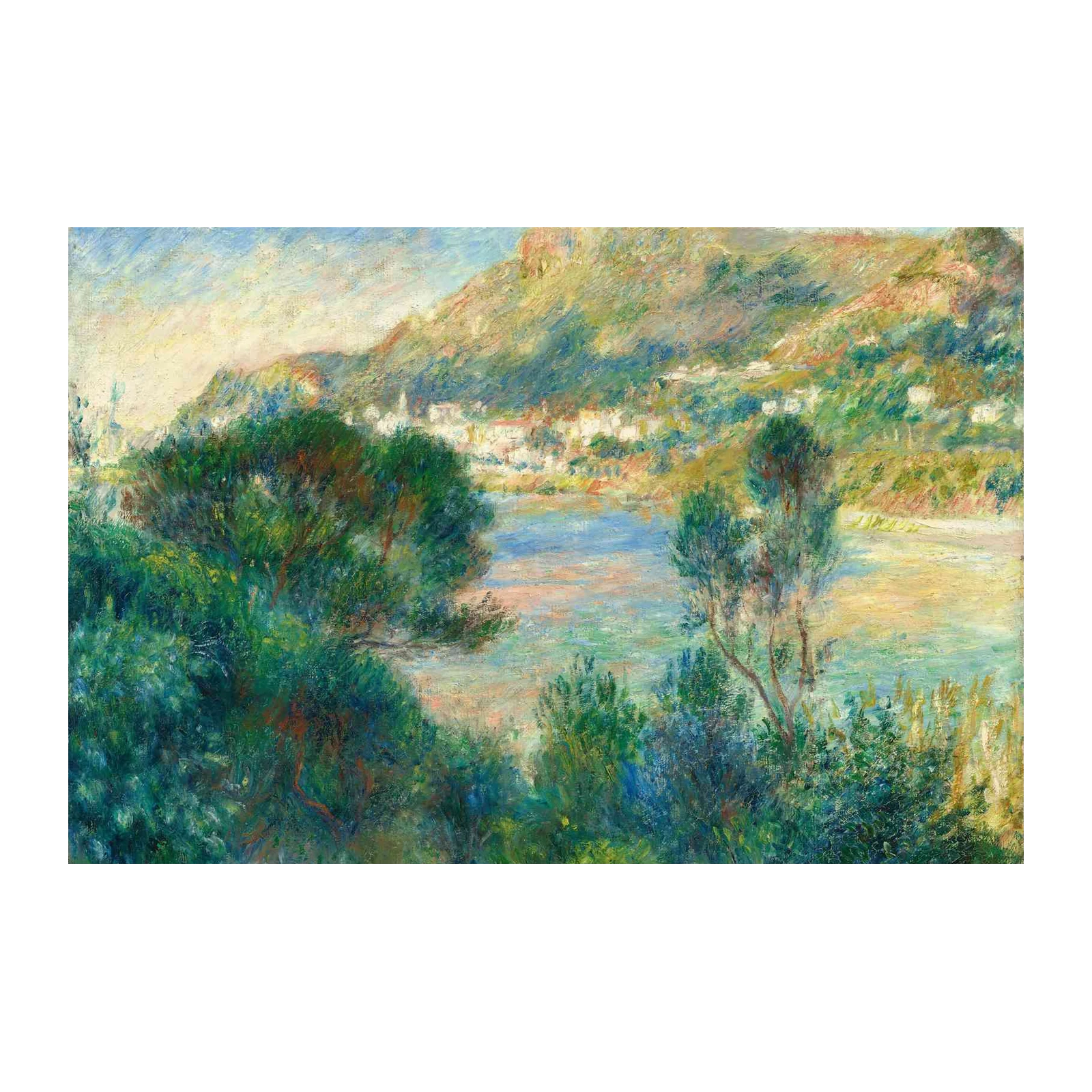 Impressionist Landscape Coastal View Wall Art