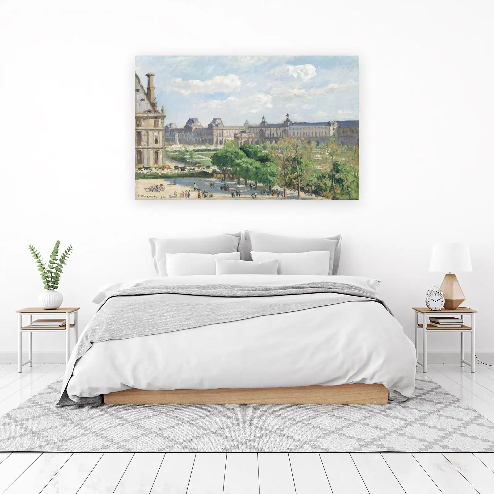 Parisian Park Landscape Impressionist Wall Art