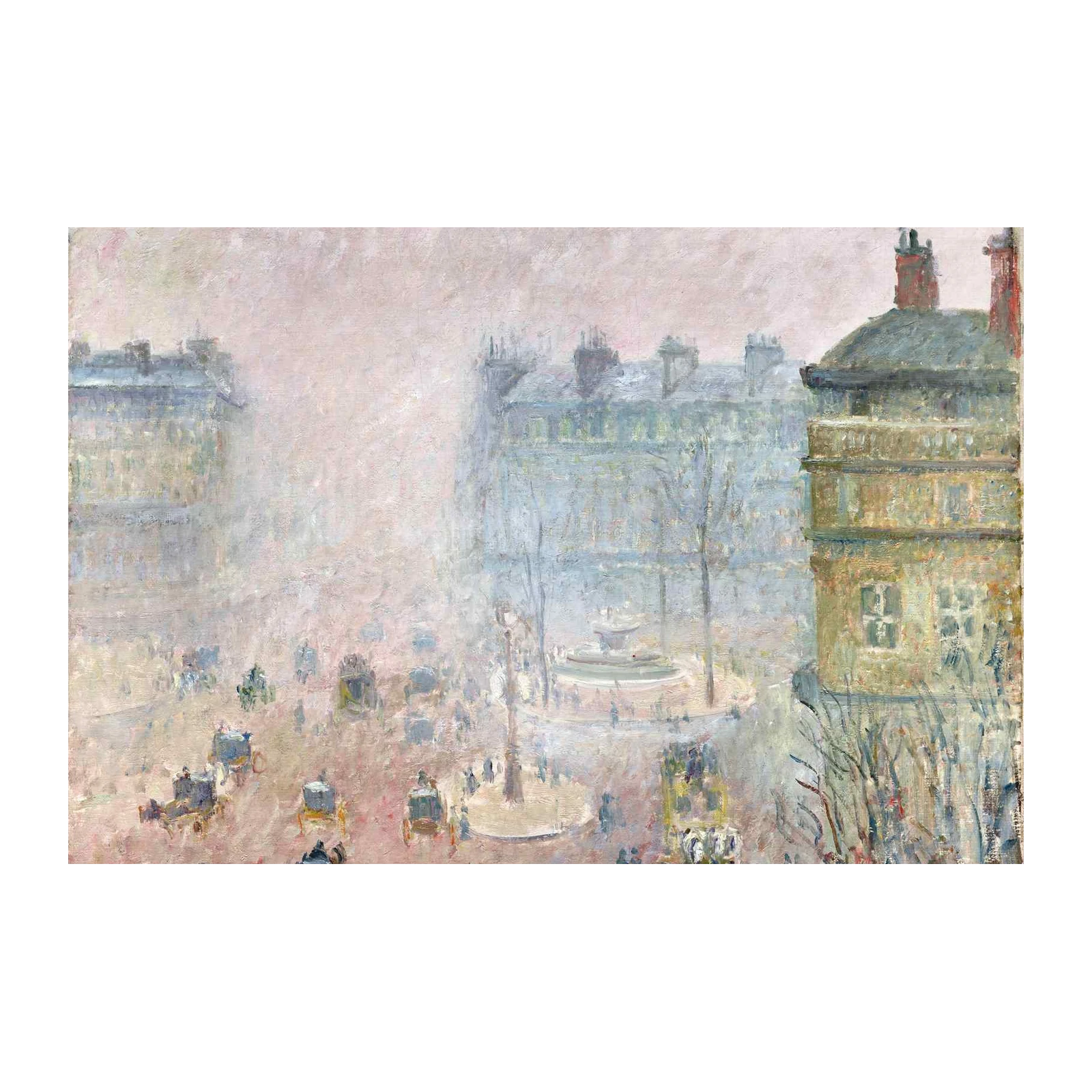 Impressionist Paris Street Scene Wall Art
