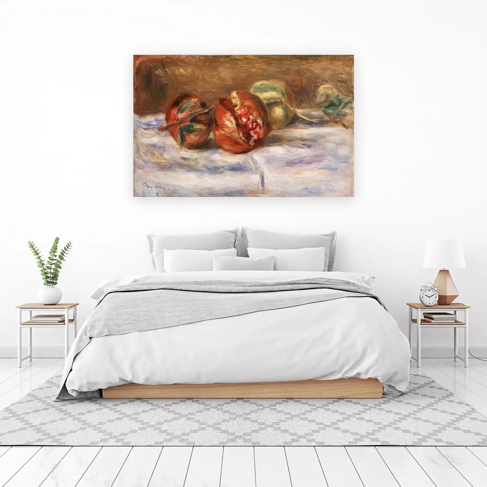 Impressionist Pomegranate Still Life Wall Art