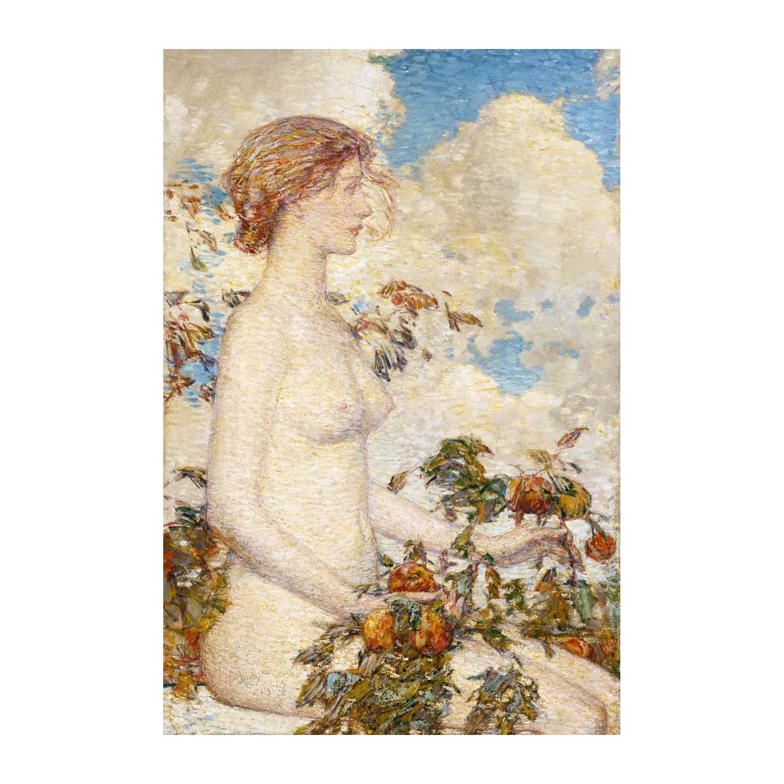 Serene Beauty: Impressionist Nude Wall Art