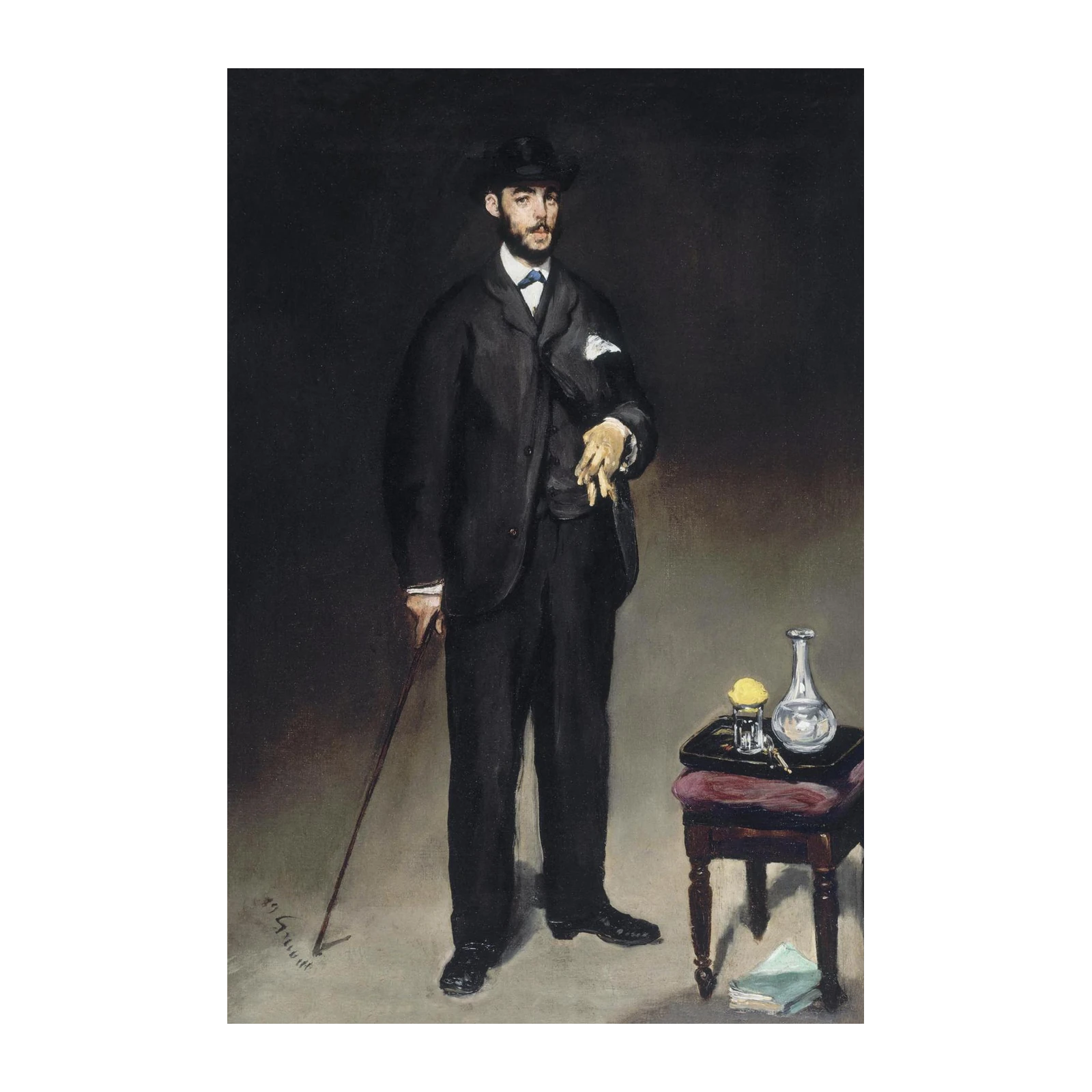 Elegant Gentleman Portrait Wall Art