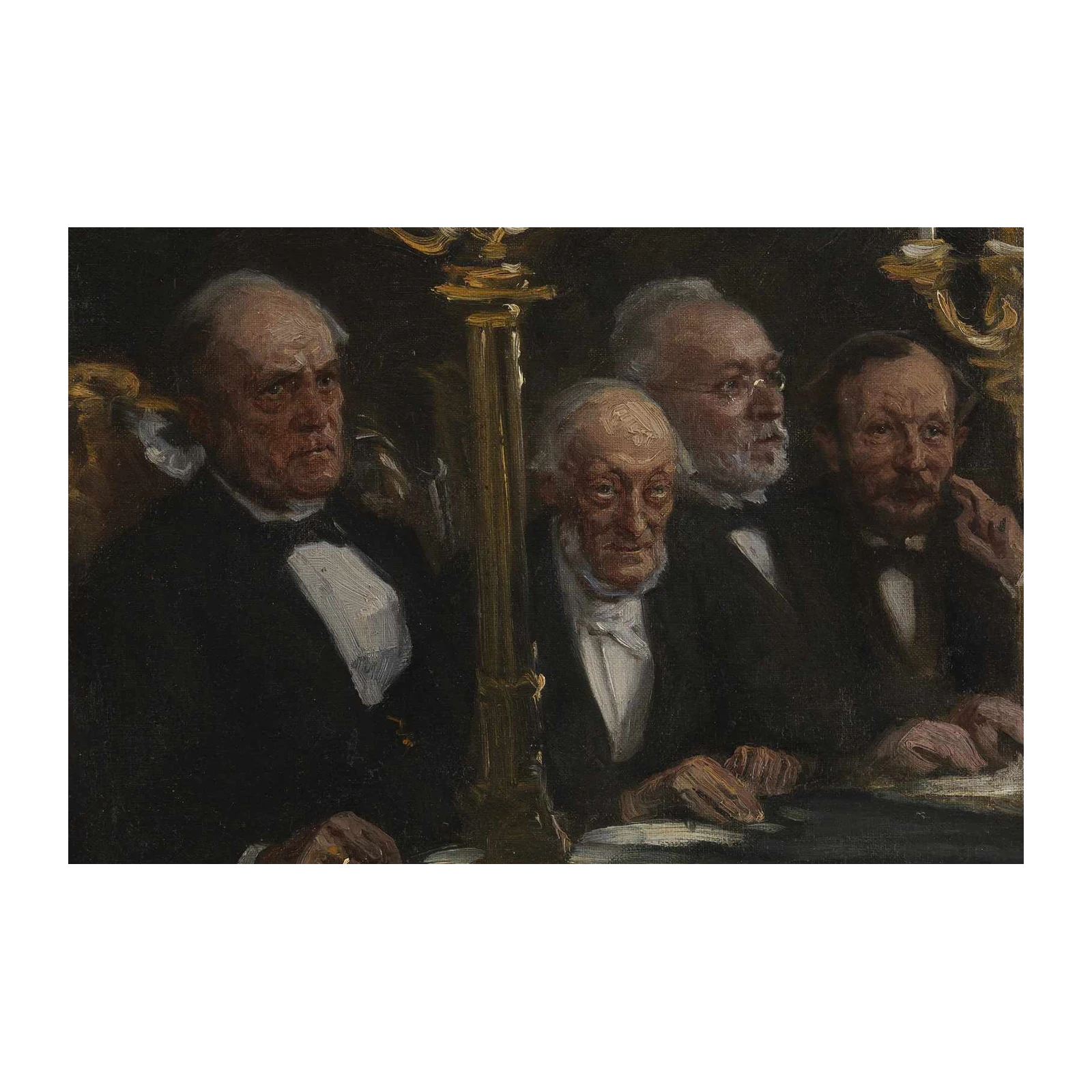 Distinguished Gentlemen Formal Portrait Wall Art
