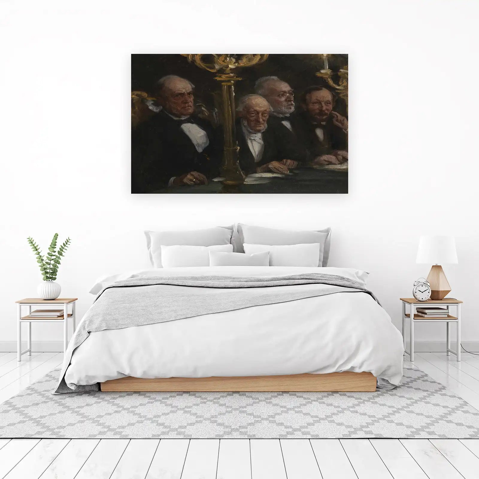 Distinguished Gentlemen Formal Portrait Wall Art