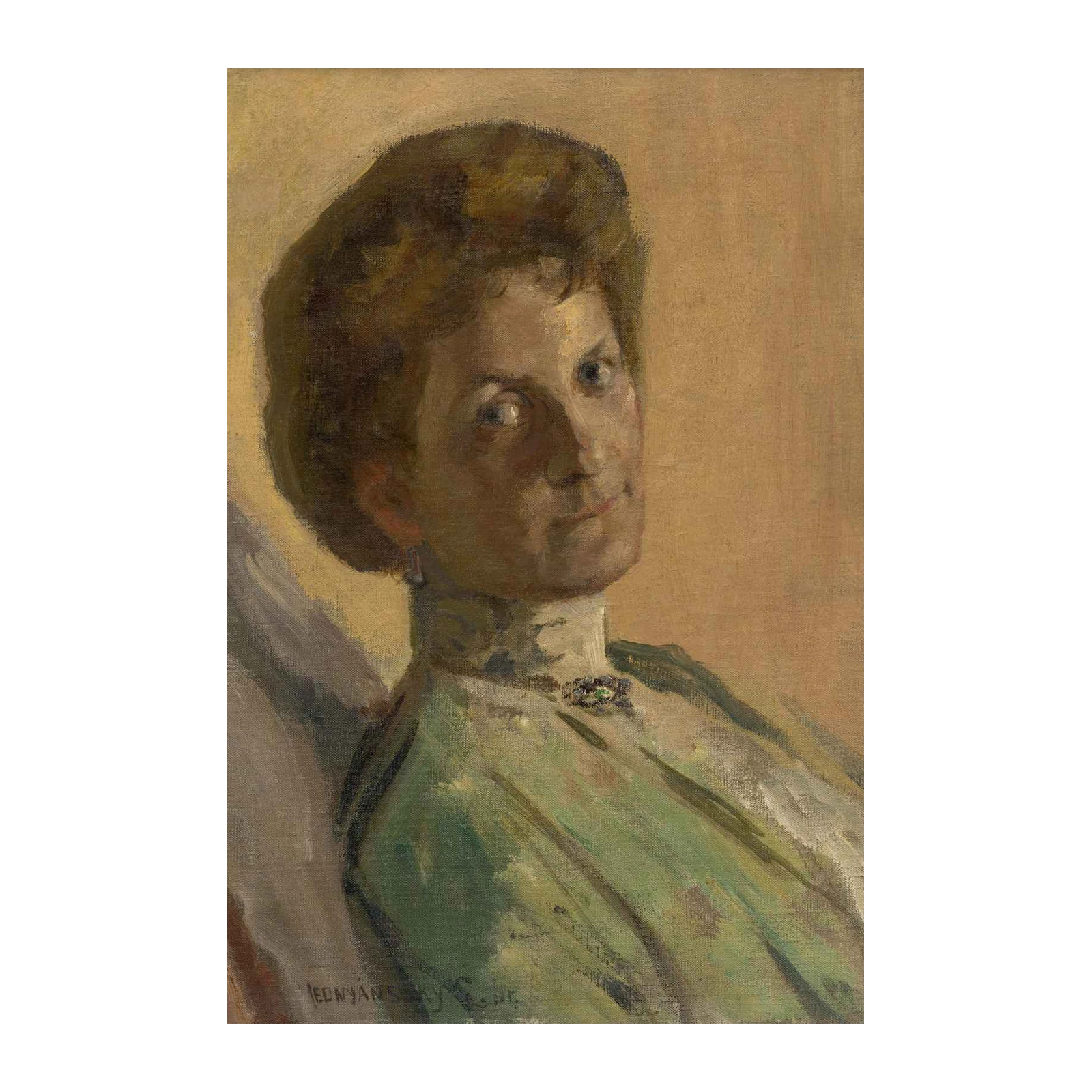 Elegant Lady Portrait Fine Art Wall Art