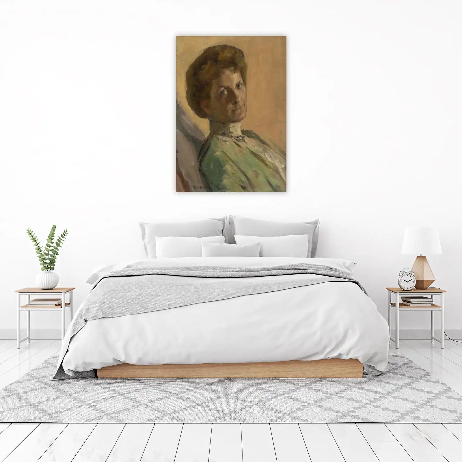 Elegant Lady Portrait Fine Art Wall Art