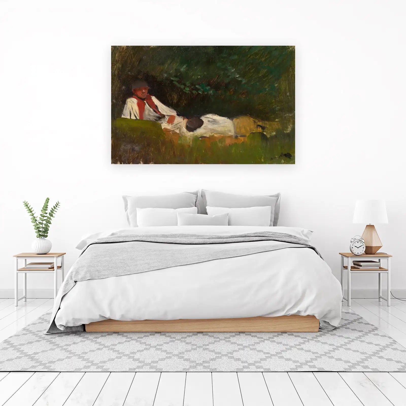 Serene Outdoors: Impressionist Rest Wall Art