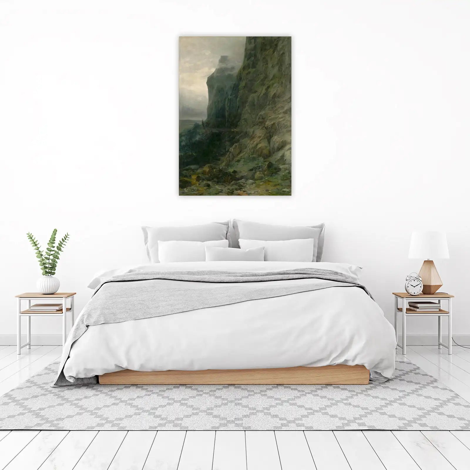 Dramatic Cliffside Landscape Wall Art
