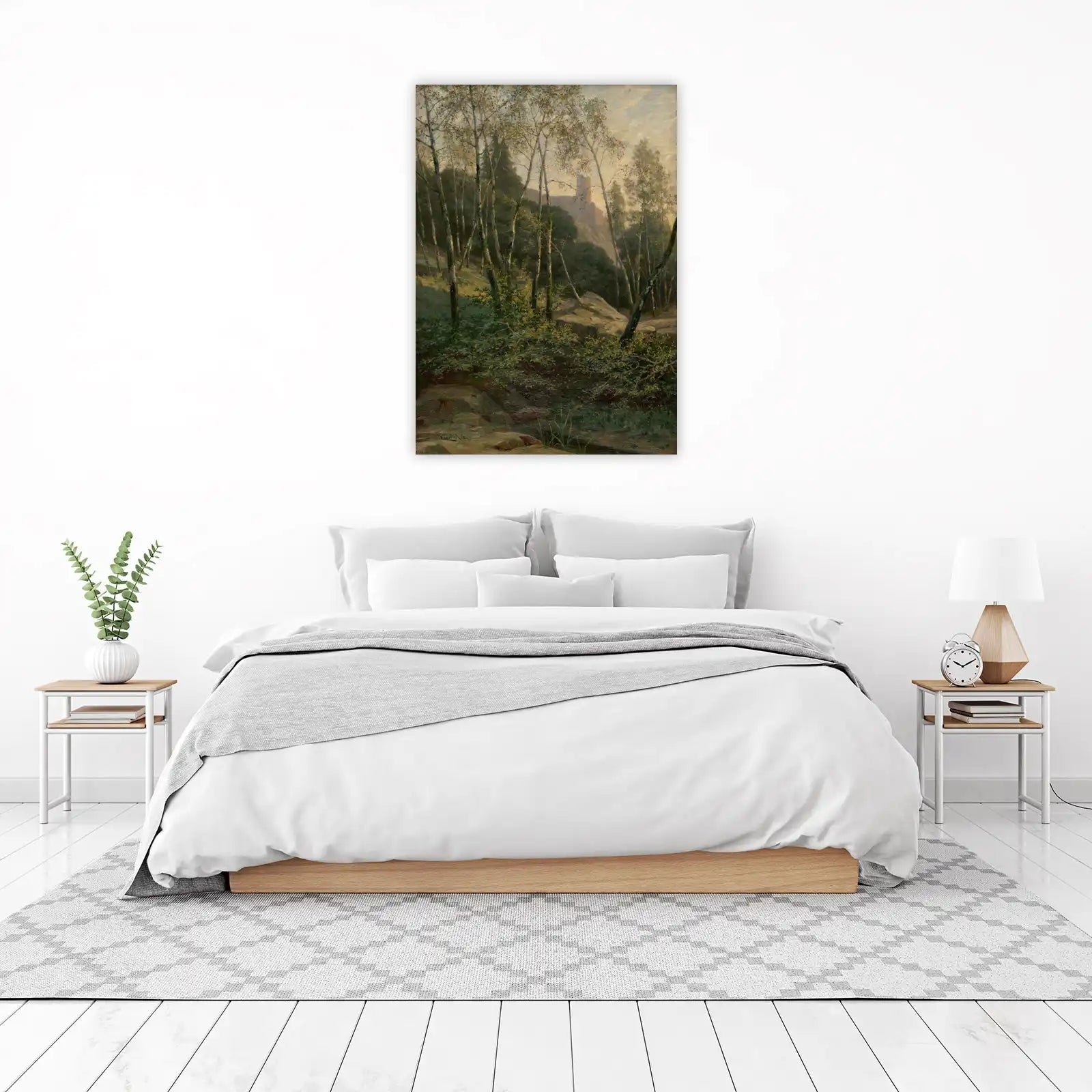 Enchanted Forest Castle View Wall Art