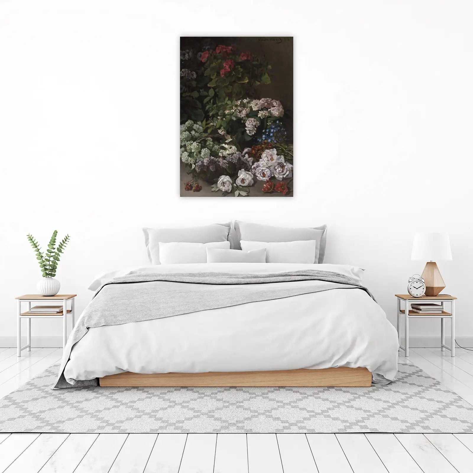 Monet's Floral Abundance Wall Art