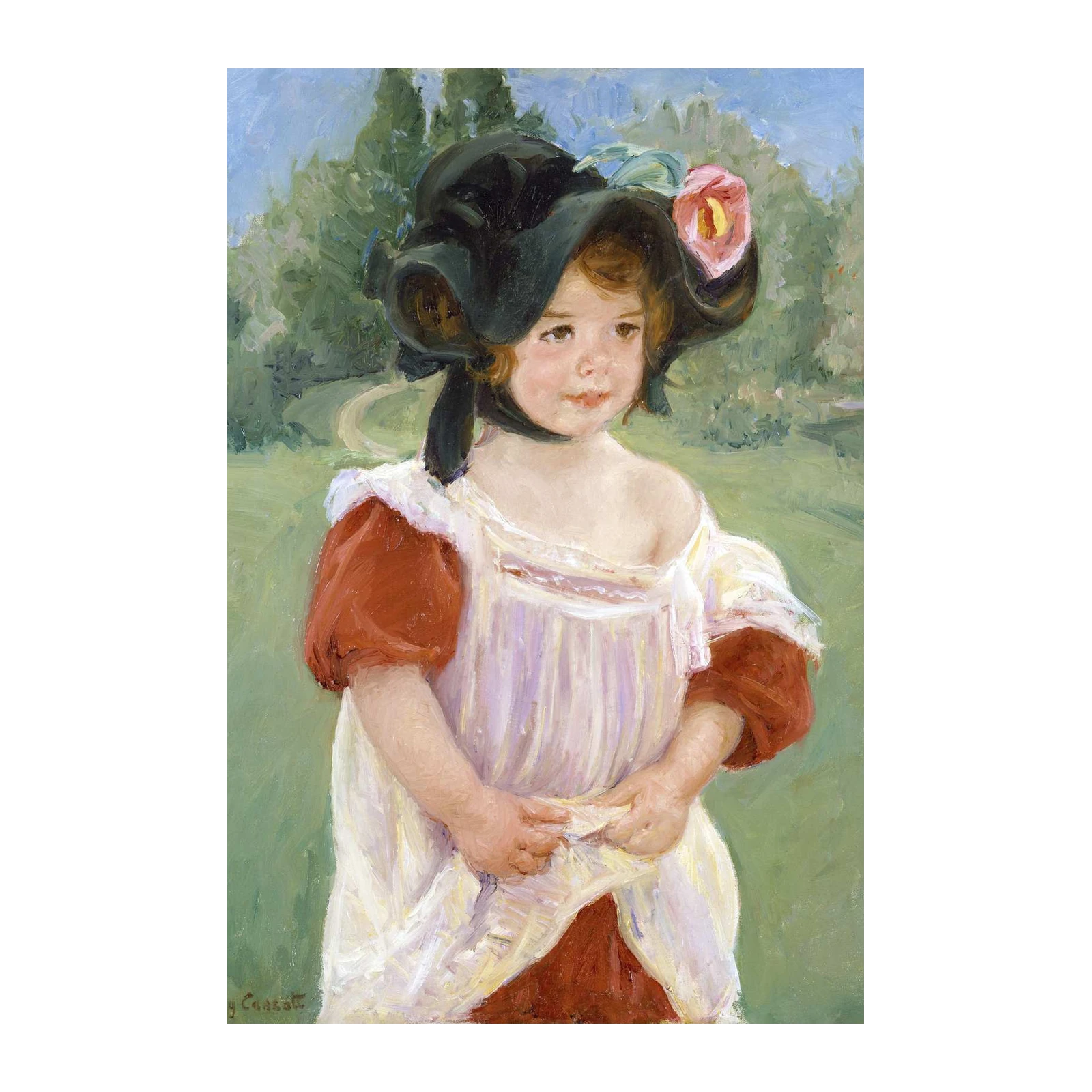 Charming Child Portrait Mary Cassatt Wall Art