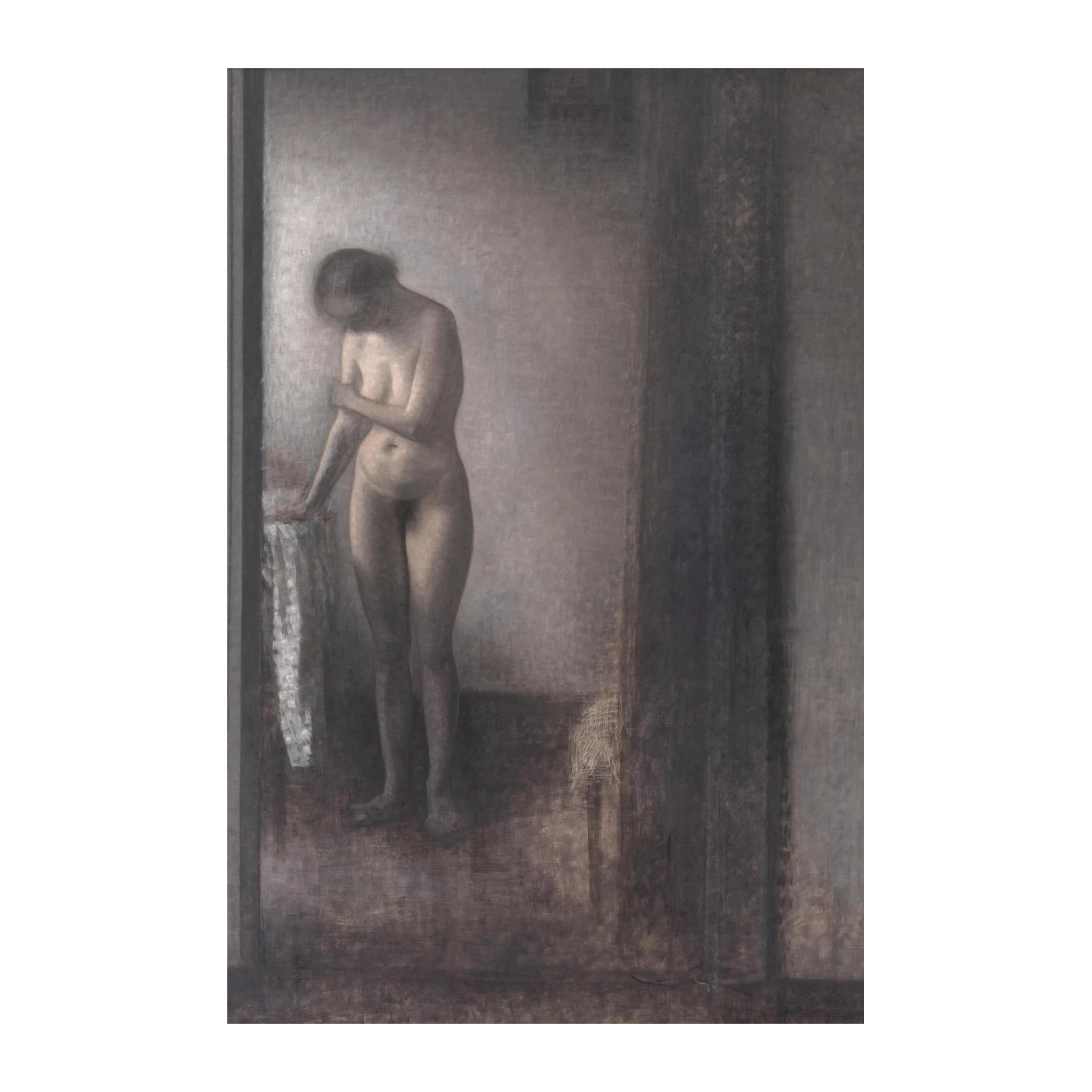 Serene Nude Portrait Wall Art