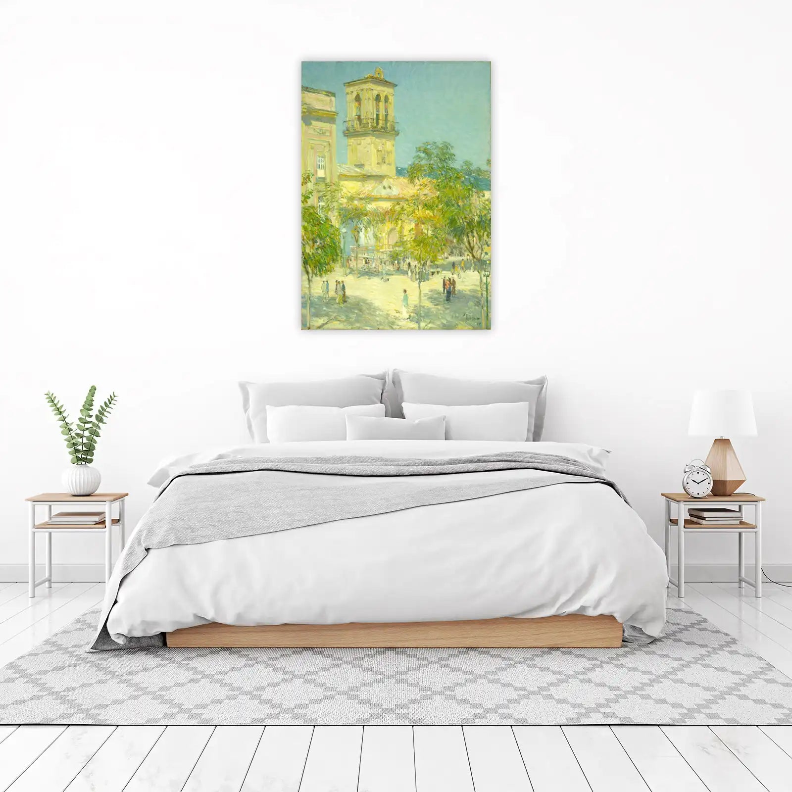 Vibrant European Square Impressionist Wall Art