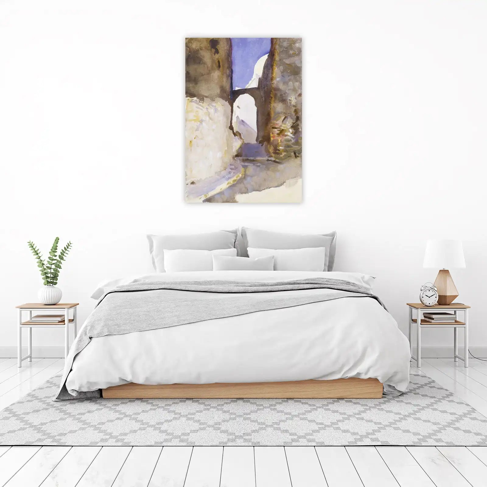 European Alleyway Serenity Wall Art