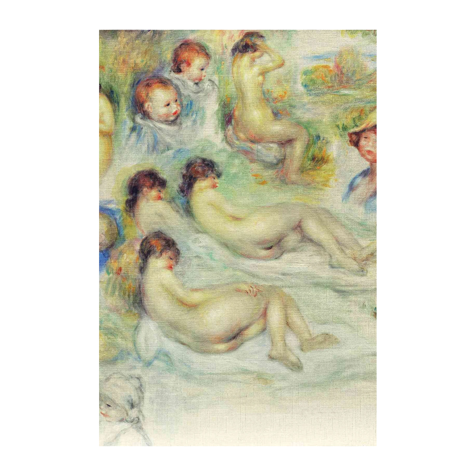 Renoir Bathing Nudes Impressionist Wall Art