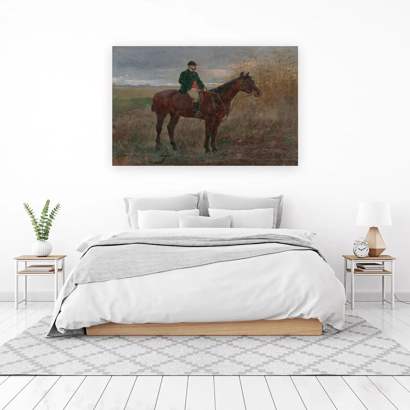 Equestrian Portrait Landscape Wall Art